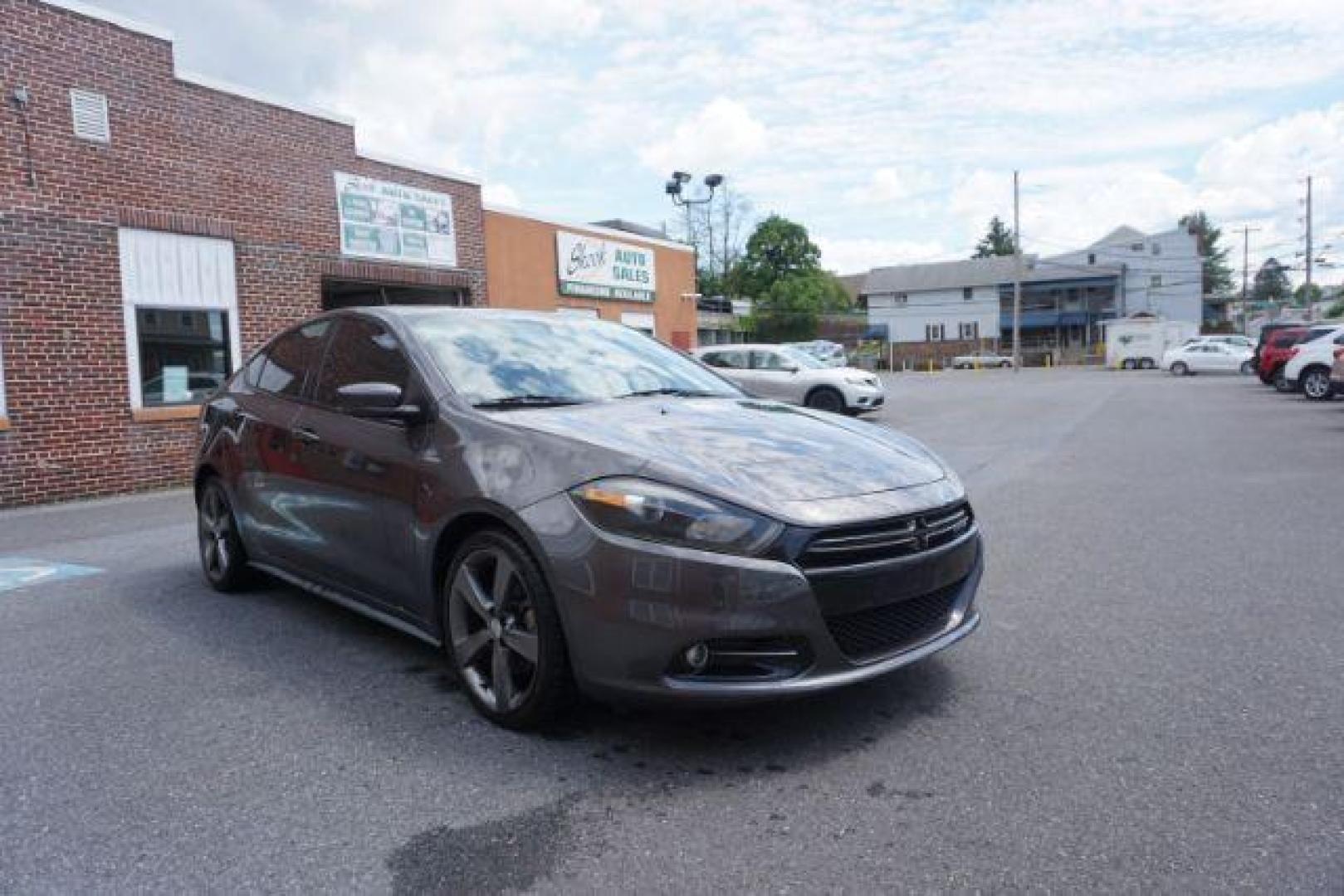 2016 gray /black dodge dart GT GT (1C3CDFEB7GD) with an 2.4 engine, auto transmission, located at 312 Centre Ave, Schuylkill Haven, PA, 17972, (570) 593-5278, 40.638130, -76.177383 - Navigation, power sunroof - Photo#6