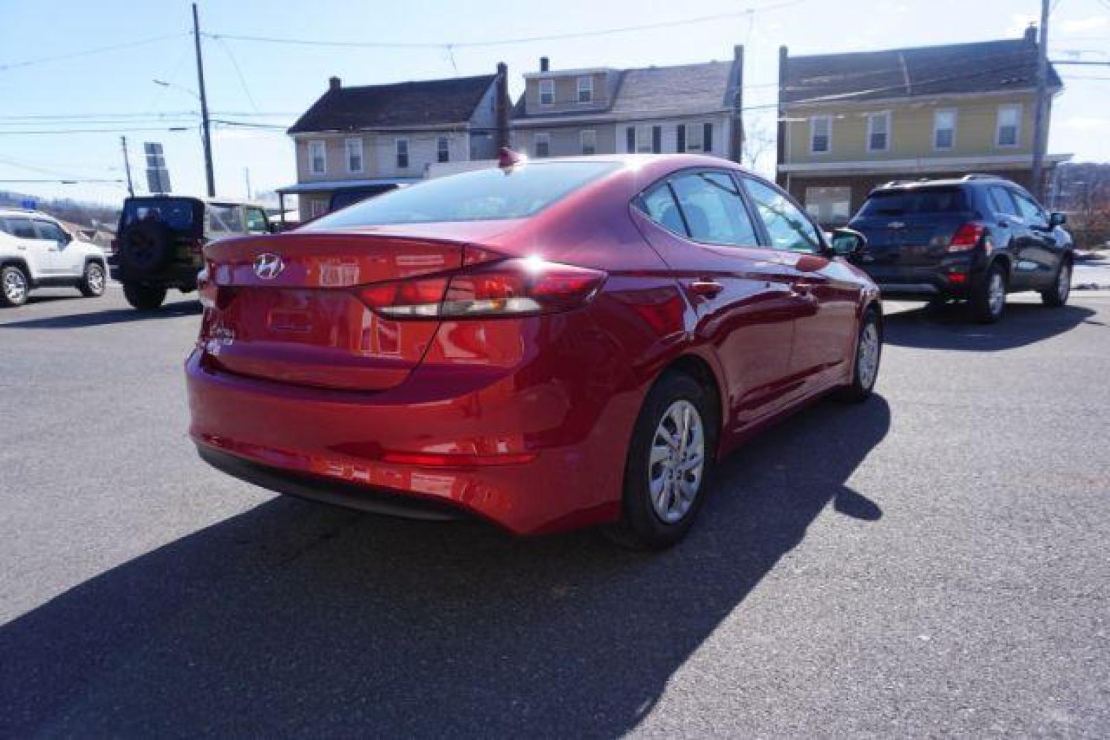 2017 red /beige hyundai Elantra SE SE (KMHD74LF6HU) with an 2.0 engine, auto transmission, located at 312 Centre Ave, Schuylkill Haven, PA, 17972, (570) 593-5278, 40.638130, -76.177383 - aluminum/alloy wheels - Photo#10