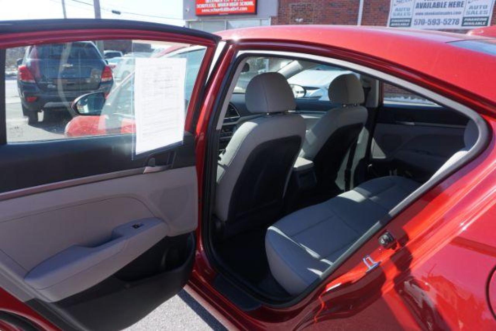 2017 red /beige hyundai Elantra SE SE (KMHD74LF6HU) with an 2.0 engine, auto transmission, located at 312 Centre Ave, Schuylkill Haven, PA, 17972, (570) 593-5278, 40.638130, -76.177383 - aluminum/alloy wheels - Photo#33