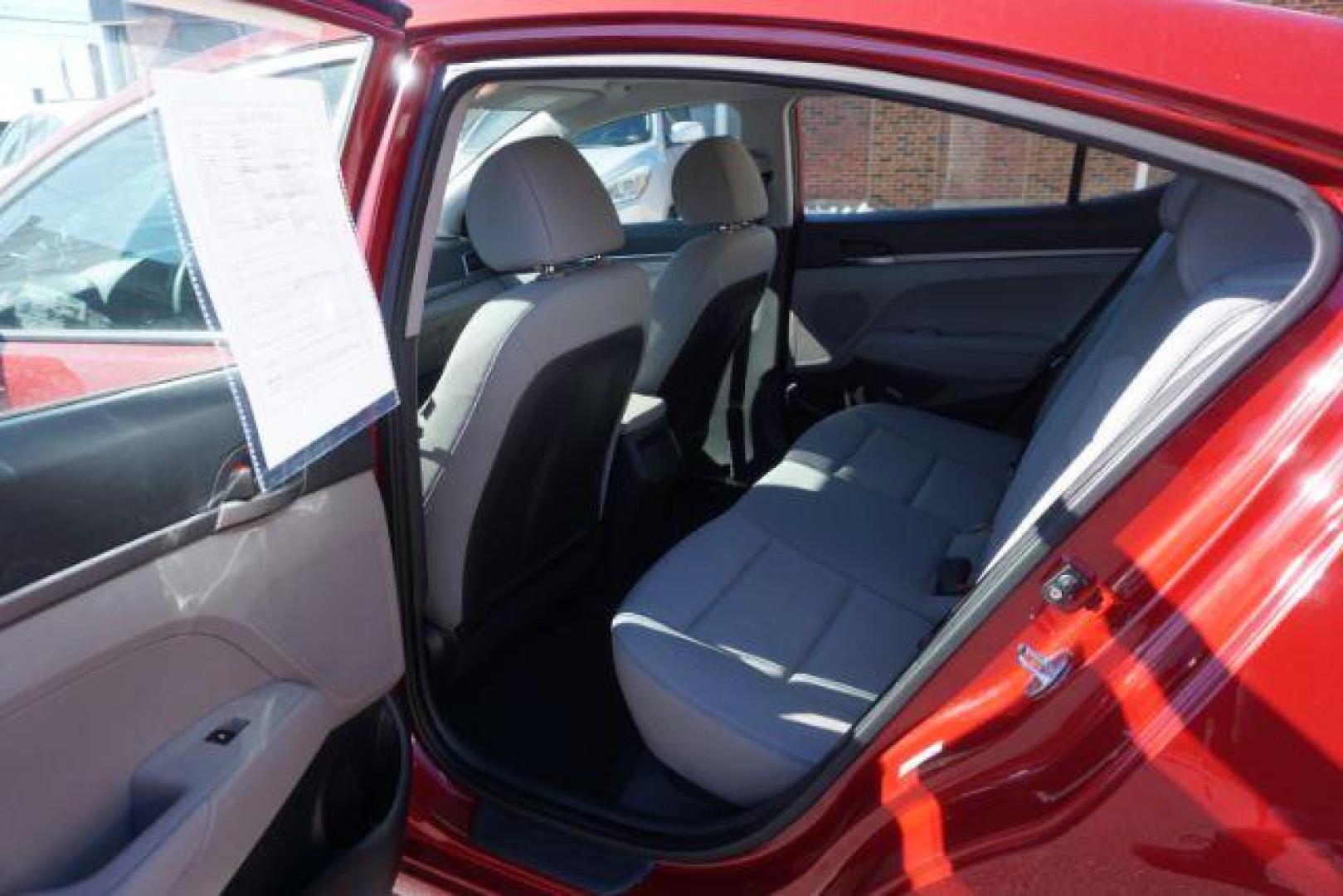 2017 red /beige hyundai Elantra SE SE (KMHD74LF6HU) with an 2.0 engine, auto transmission, located at 312 Centre Ave, Schuylkill Haven, PA, 17972, (570) 593-5278, 40.638130, -76.177383 - aluminum/alloy wheels - Photo#34