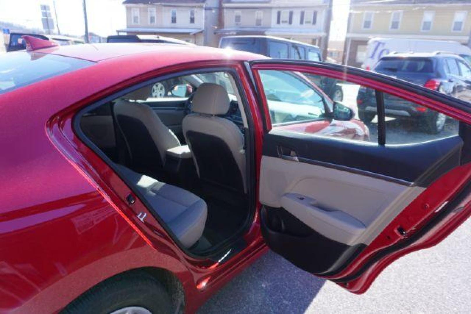 2017 red /beige hyundai Elantra SE SE (KMHD74LF6HU) with an 2.0 engine, auto transmission, located at 312 Centre Ave, Schuylkill Haven, PA, 17972, (570) 593-5278, 40.638130, -76.177383 - aluminum/alloy wheels - Photo#41