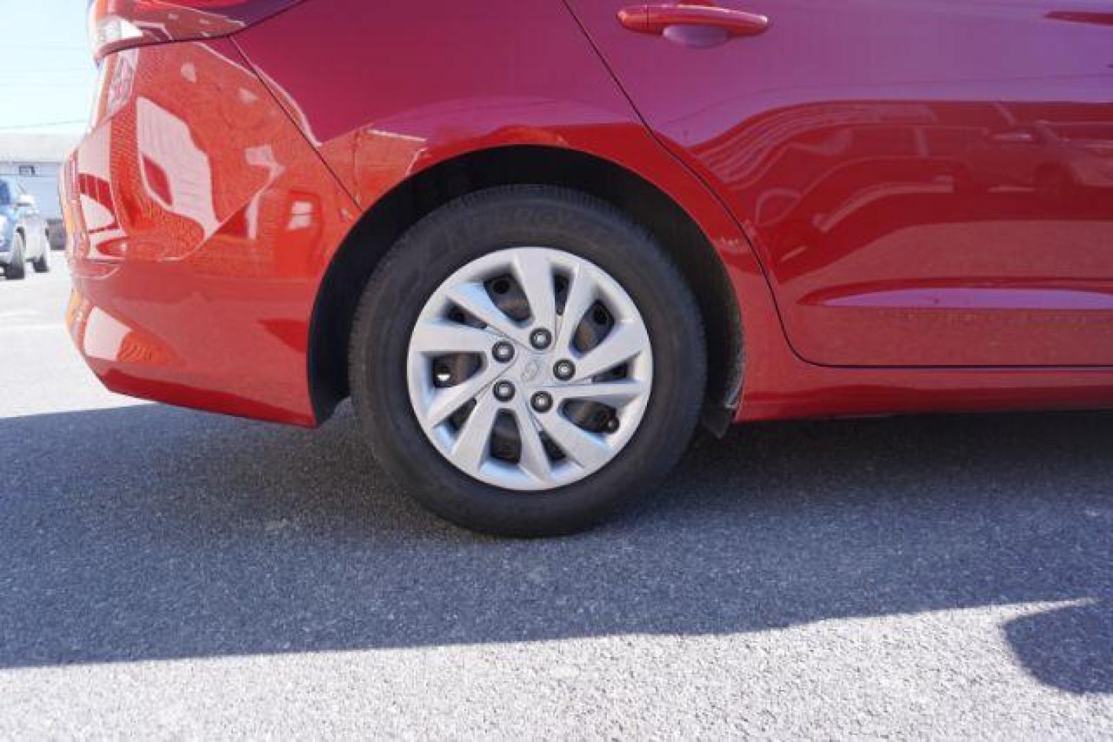 2017 red /beige hyundai Elantra SE SE (KMHD74LF6HU) with an 2.0 engine, auto transmission, located at 312 Centre Ave, Schuylkill Haven, PA, 17972, (570) 593-5278, 40.638130, -76.177383 - aluminum/alloy wheels - Photo#8