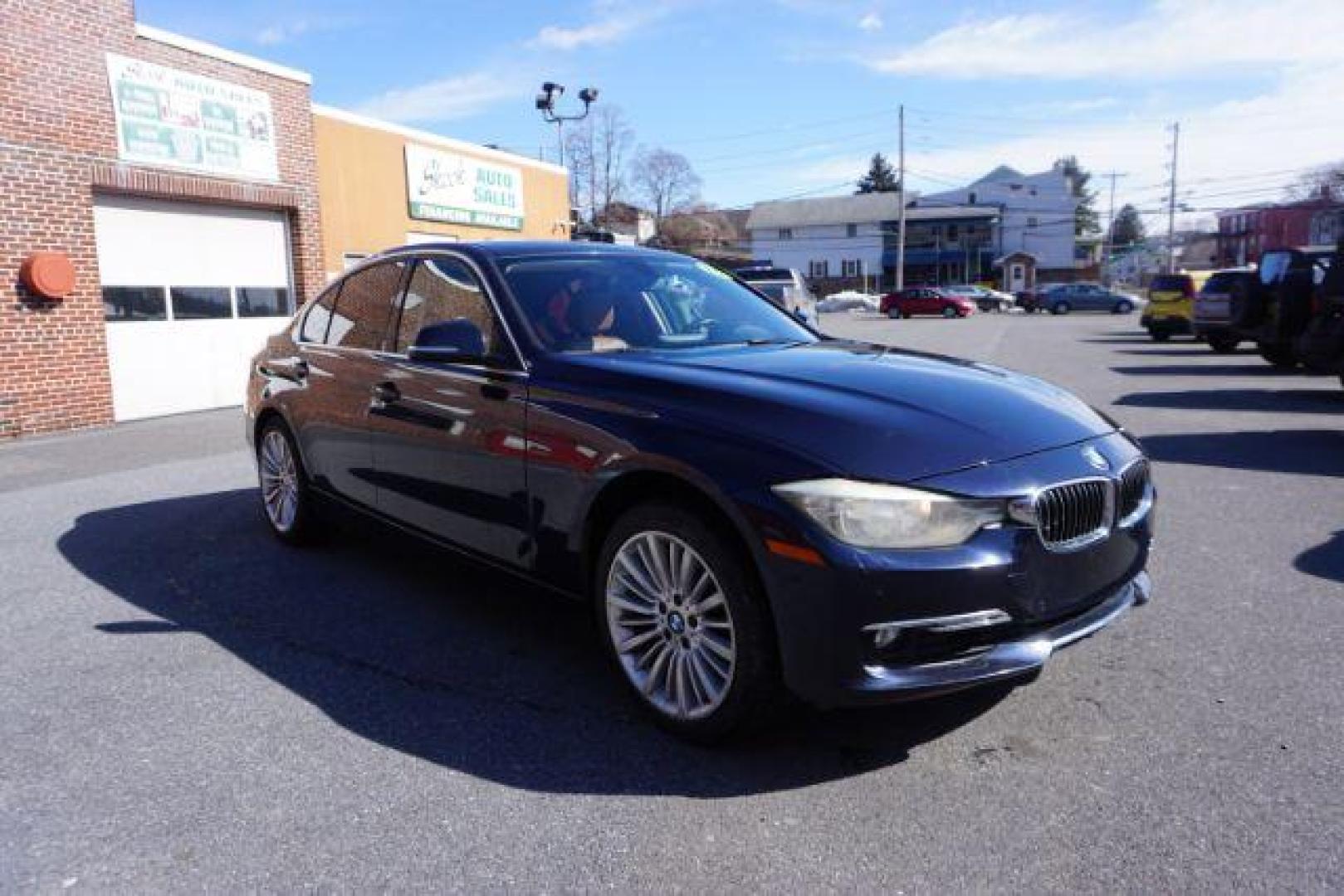 2015 Imperial Blue Metallic /Saddle Brown Dakota w/Exclusive Stitching, premium BMW 3-Series 328i xDrive Sedan (WBA3B5G56FN) with an 2.0L L4 DOHC 16V engine, 8-Speed Automatic transmission, located at 312 Centre Ave, Schuylkill Haven, PA, 17972, (570) 593-5278, 40.638130, -76.177383 - back up camera, blind spot monitor, collision avoidance system, heads up display, heated rear seats, lane departure warning, navigation, rear parking sensors - Photo#5