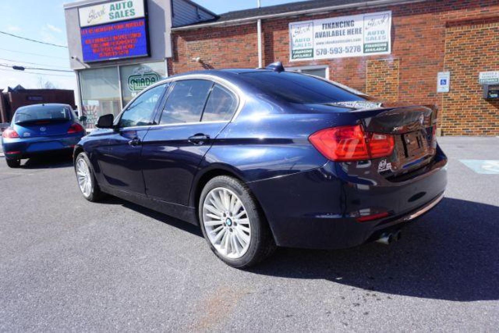 2015 Imperial Blue Metallic /Saddle Brown Dakota w/Exclusive Stitching, premium BMW 3-Series 328i xDrive Sedan (WBA3B5G56FN) with an 2.0L L4 DOHC 16V engine, 8-Speed Automatic transmission, located at 312 Centre Ave, Schuylkill Haven, PA, 17972, (570) 593-5278, 40.638130, -76.177383 - back up camera, blind spot monitor, collision avoidance system, heads up display, heated rear seats, lane departure warning, navigation, rear parking sensors - Photo#13