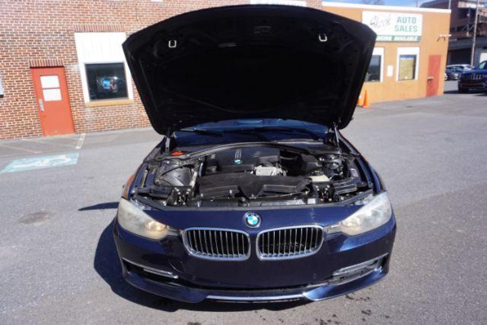 2015 Imperial Blue Metallic /Saddle Brown Dakota w/Exclusive Stitching, premium BMW 3-Series 328i xDrive Sedan (WBA3B5G56FN) with an 2.0L L4 DOHC 16V engine, 8-Speed Automatic transmission, located at 312 Centre Ave, Schuylkill Haven, PA, 17972, (570) 593-5278, 40.638130, -76.177383 - back up camera, blind spot monitor, collision avoidance system, heads up display, heated rear seats, lane departure warning, navigation, rear parking sensors - Photo#54