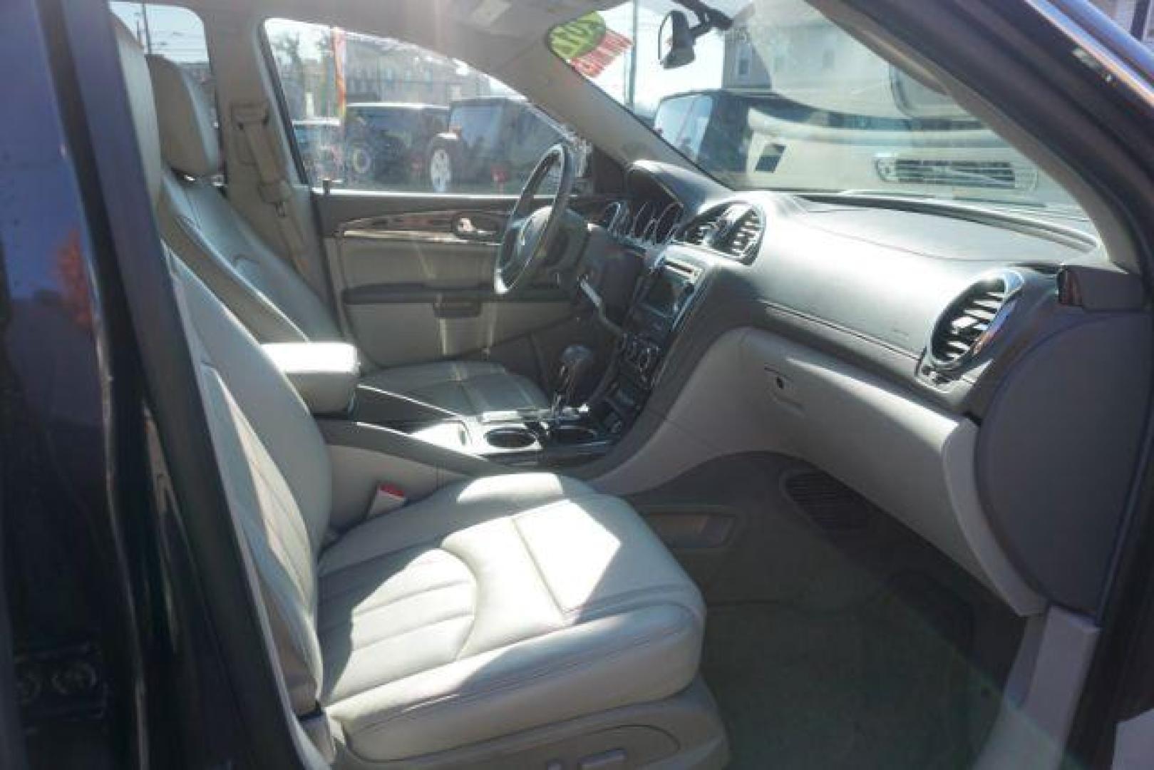 2017 Iridium Metallic /Light Titanium w/Dark Titanium Accents Buick Enclave Leather (5GAKVBKD8HJ) with an 3.6L V-6 gasoline direct injection engine, located at 312 Centre Ave, Schuylkill Haven, PA, 17972, (570) 593-5278, 40.638130, -76.177383 - collision avoidance, lane departure warning, luggage rack, navigation - Photo#53