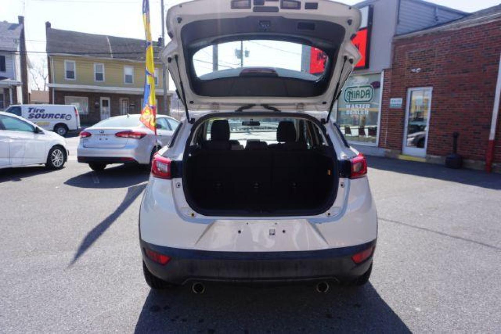 2017 Crystal White Pearl Mica /Black Mazda CX-3 Sport (JM1DKFB70H0) with an SKYACTIV-G 2L I-4 gasoline direct injection engine, located at 312 Centre Ave, Schuylkill Haven, PA, 17972, (570) 593-5278, 40.638130, -76.177383 - navigation, rear parking sensors, universal garage door opener - Photo#38