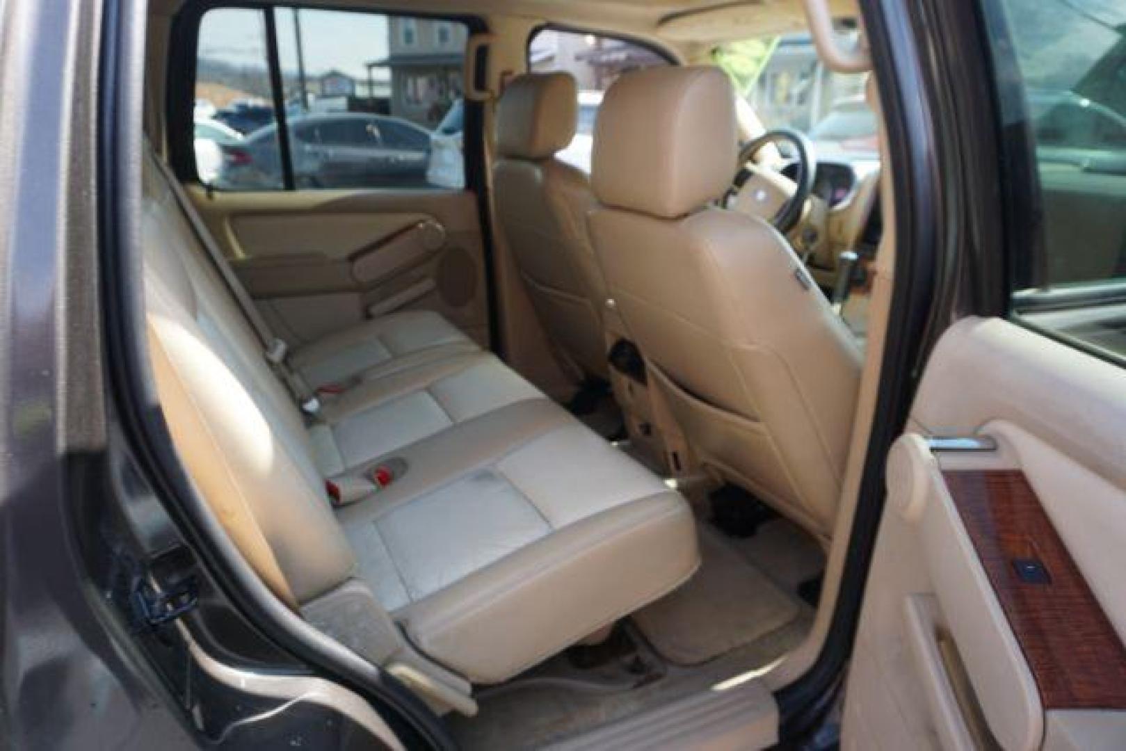 2006 Brown Ford Explorer Eddie Bauer 4.0L 4WD (1FMEU74E06U) with an 4.0L V6 SOHC 16V engine, 5-Speed Automatic transmission, located at 312 Centre Ave, Schuylkill Haven, PA, 17972, (570) 593-5278, 40.638130, -76.177383 - leather seats, power sunroof, towing pkg - Photo#45