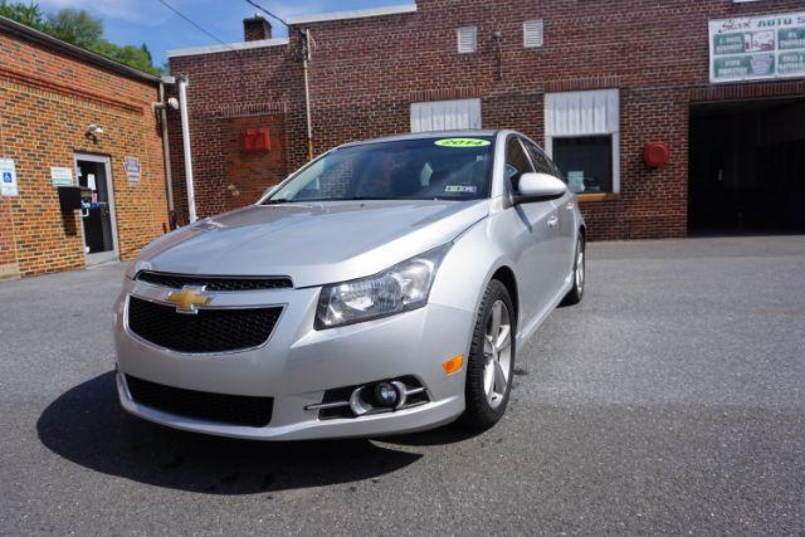 2014 Champagne Silver Metallic /Jet Black Chevrolet Cruze 2LT Auto (1G1PE5SB2E7) with an 1.4L L4 DOHC 16V TURBO engine, 6-Speed Automatic transmission, located at 312 Centre Ave, Schuylkill Haven, PA, 17972, (570) 593-5278, 40.638130, -76.177383 - Photo#3