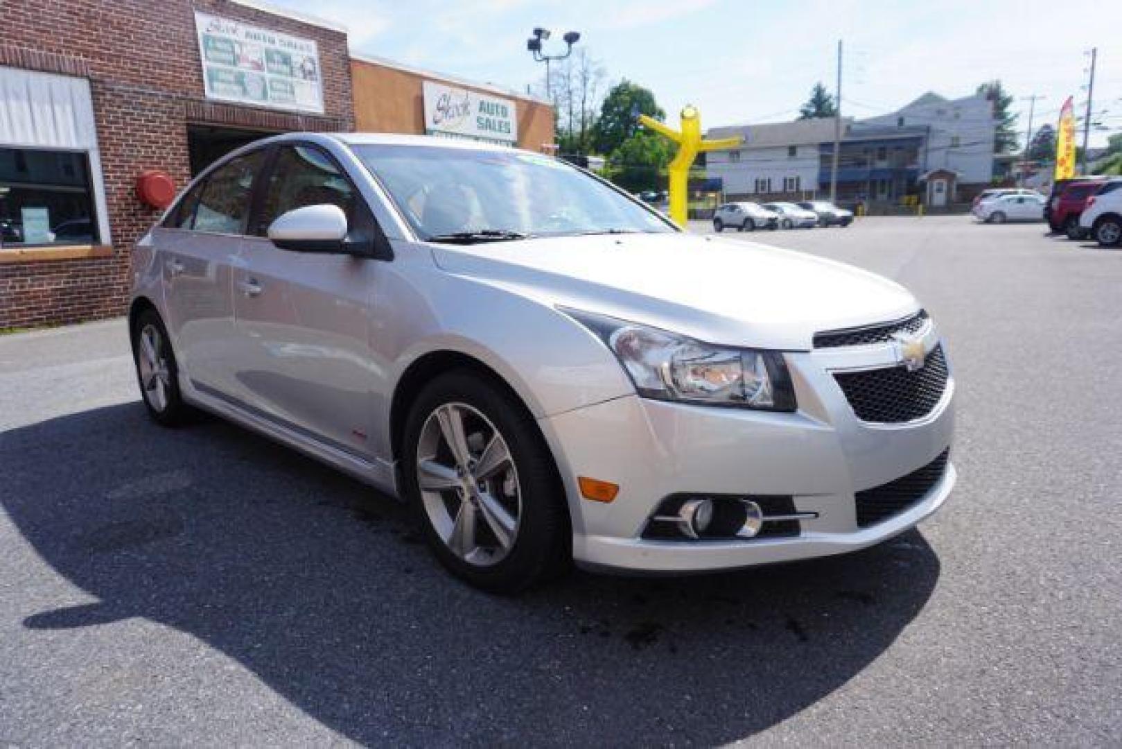 2014 Champagne Silver Metallic /Jet Black Chevrolet Cruze 2LT Auto (1G1PE5SB2E7) with an 1.4L L4 DOHC 16V TURBO engine, 6-Speed Automatic transmission, located at 312 Centre Ave, Schuylkill Haven, PA, 17972, (570) 593-5278, 40.638130, -76.177383 - Photo#6