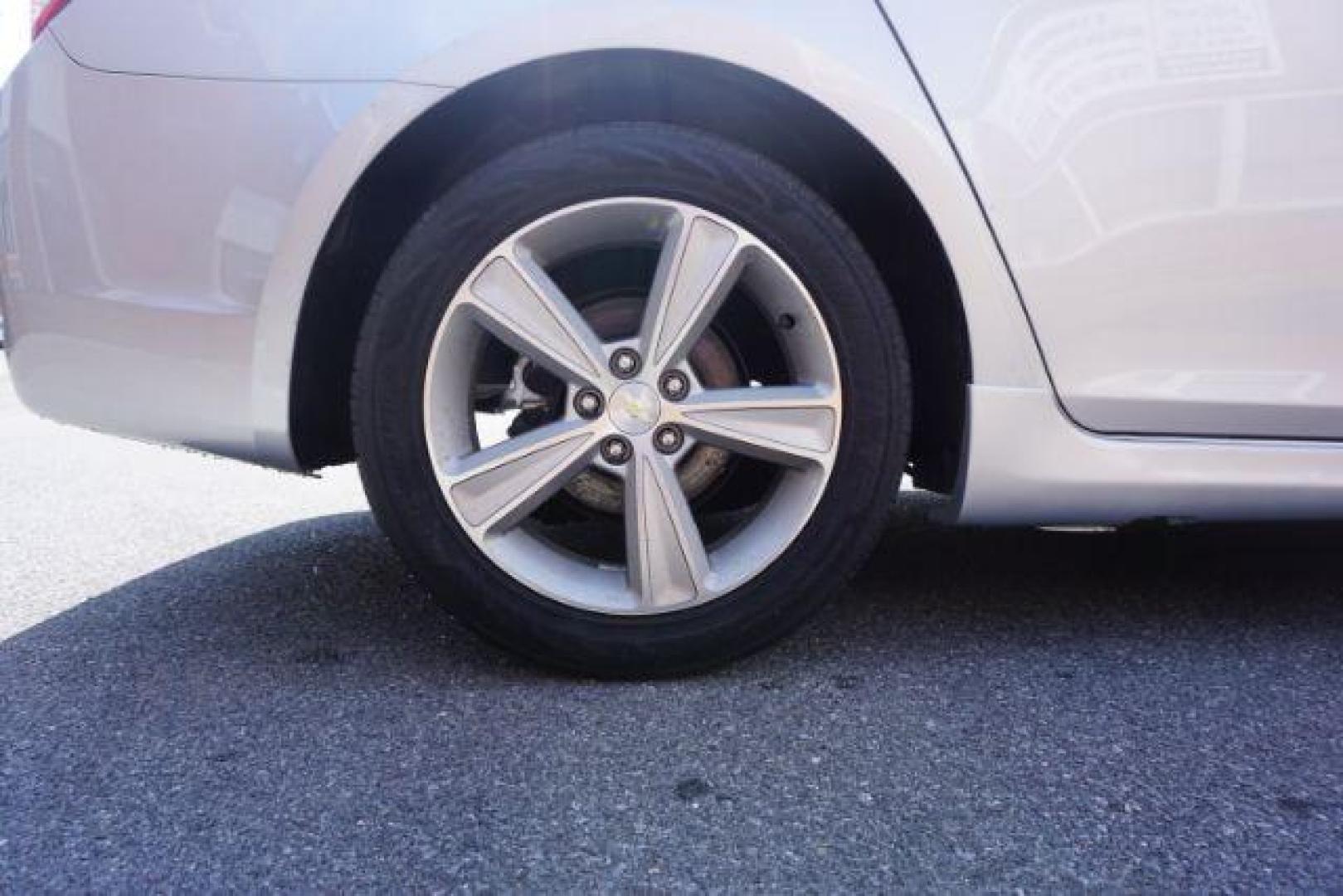 2014 Champagne Silver Metallic /Jet Black Chevrolet Cruze 2LT Auto (1G1PE5SB2E7) with an 1.4L L4 DOHC 16V TURBO engine, 6-Speed Automatic transmission, located at 312 Centre Ave, Schuylkill Haven, PA, 17972, (570) 593-5278, 40.638130, -76.177383 - Photo#8