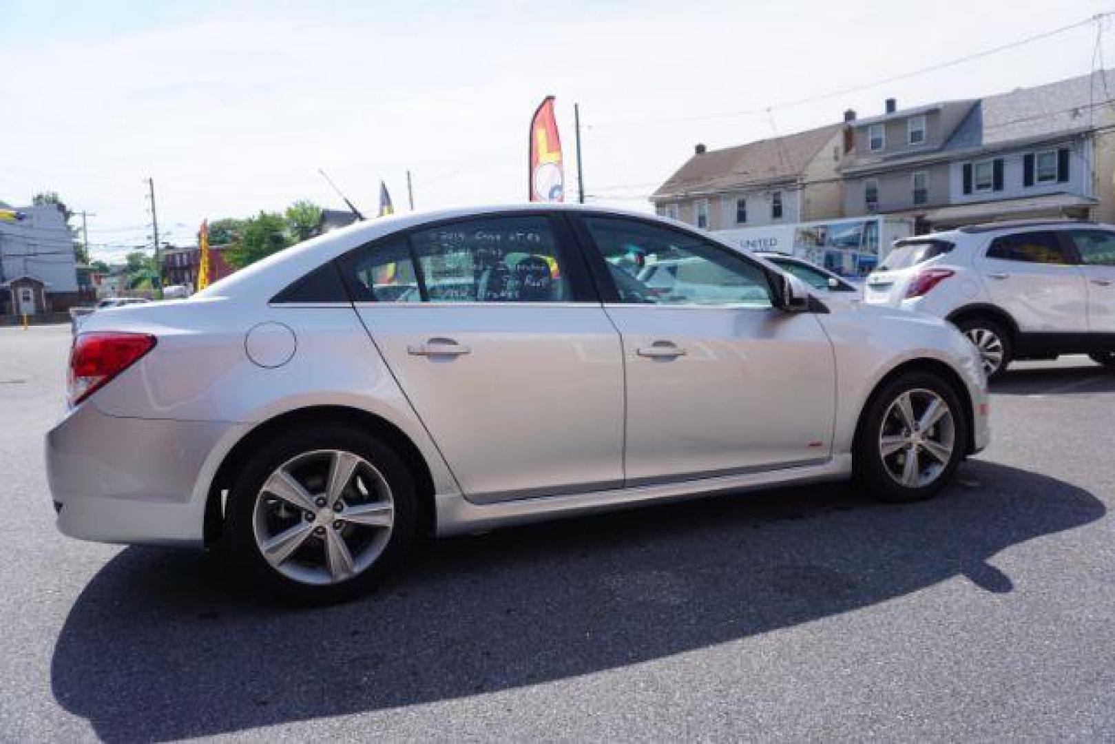 2014 Champagne Silver Metallic /Jet Black Chevrolet Cruze 2LT Auto (1G1PE5SB2E7) with an 1.4L L4 DOHC 16V TURBO engine, 6-Speed Automatic transmission, located at 312 Centre Ave, Schuylkill Haven, PA, 17972, (570) 593-5278, 40.638130, -76.177383 - Photo#9