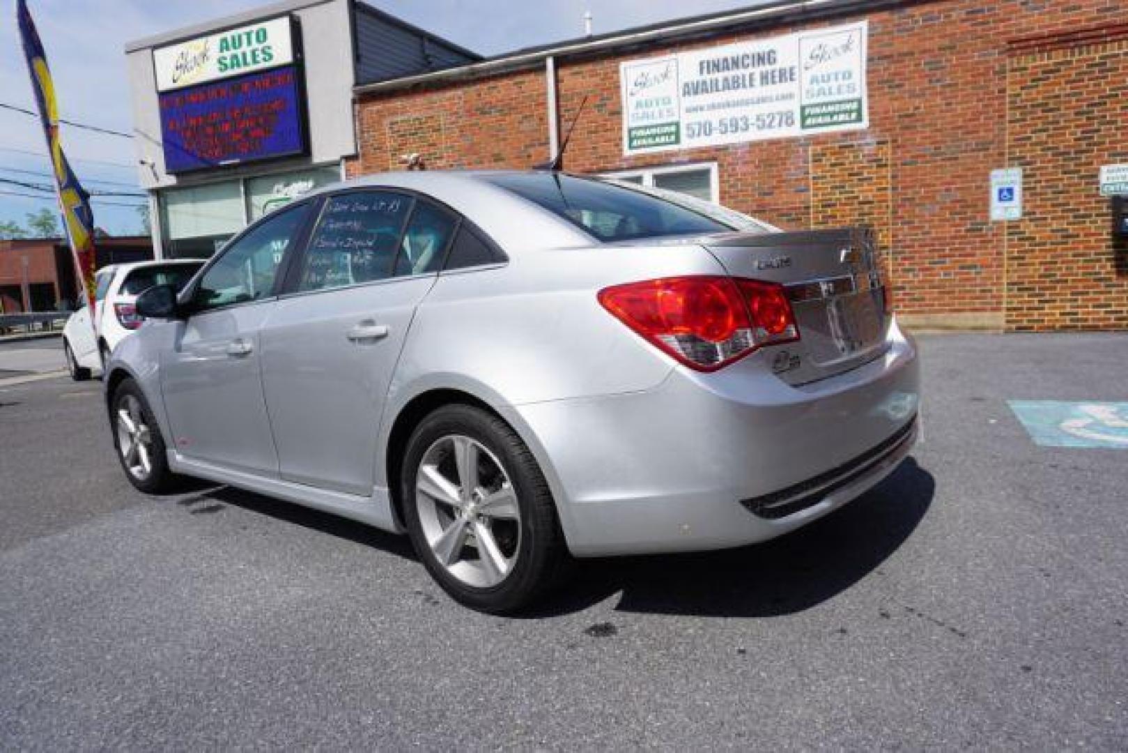 2014 Champagne Silver Metallic /Jet Black Chevrolet Cruze 2LT Auto (1G1PE5SB2E7) with an 1.4L L4 DOHC 16V TURBO engine, 6-Speed Automatic transmission, located at 312 Centre Ave, Schuylkill Haven, PA, 17972, (570) 593-5278, 40.638130, -76.177383 - Photo#13