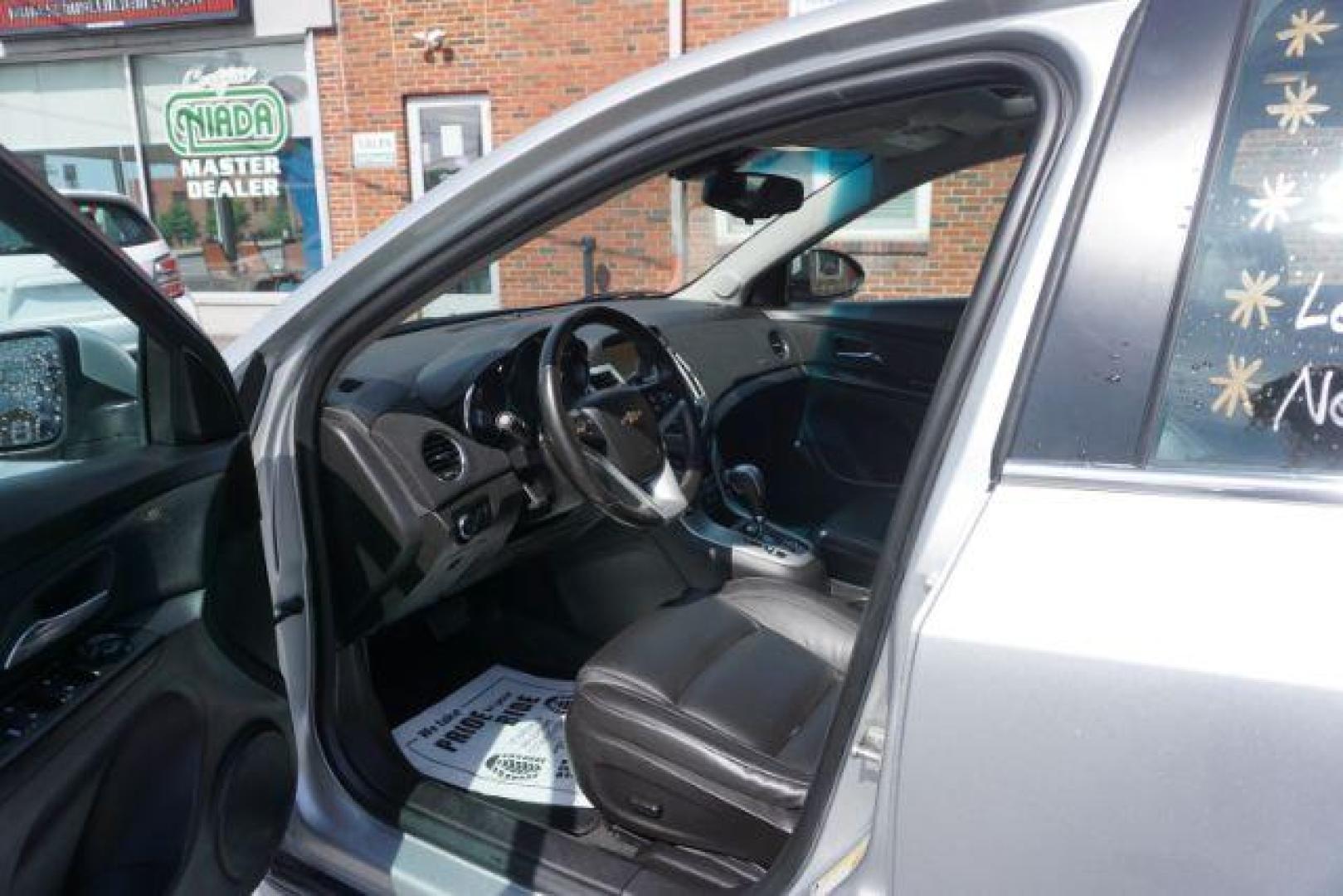 2014 Champagne Silver Metallic /Jet Black Chevrolet Cruze 2LT Auto (1G1PE5SB2E7) with an 1.4L L4 DOHC 16V TURBO engine, 6-Speed Automatic transmission, located at 312 Centre Ave, Schuylkill Haven, PA, 17972, (570) 593-5278, 40.638130, -76.177383 - Photo#20