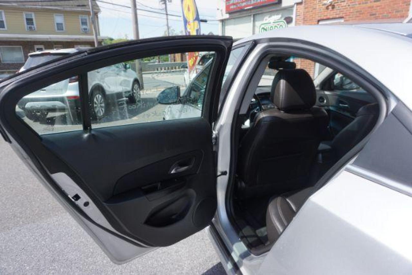 2014 Champagne Silver Metallic /Jet Black Chevrolet Cruze 2LT Auto (1G1PE5SB2E7) with an 1.4L L4 DOHC 16V TURBO engine, 6-Speed Automatic transmission, located at 312 Centre Ave, Schuylkill Haven, PA, 17972, (570) 593-5278, 40.638130, -76.177383 - Photo#30