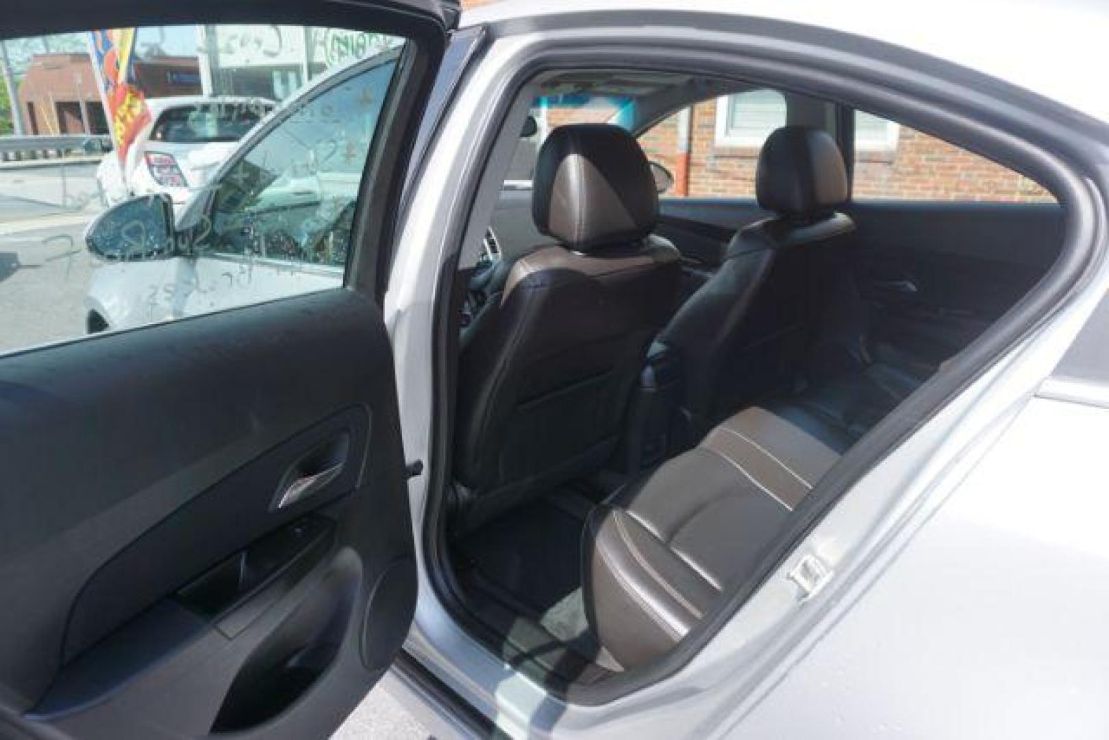 2014 Champagne Silver Metallic /Jet Black Chevrolet Cruze 2LT Auto (1G1PE5SB2E7) with an 1.4L L4 DOHC 16V TURBO engine, 6-Speed Automatic transmission, located at 312 Centre Ave, Schuylkill Haven, PA, 17972, (570) 593-5278, 40.638130, -76.177383 - Photo#32
