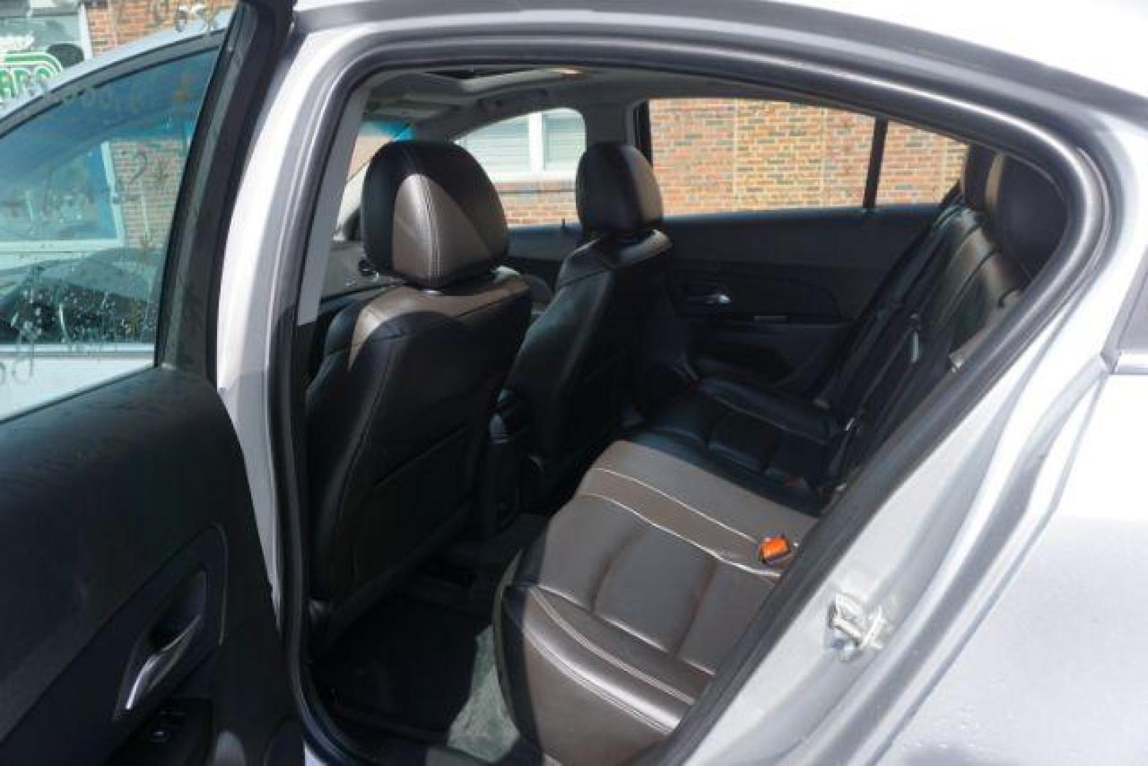 2014 Champagne Silver Metallic /Jet Black Chevrolet Cruze 2LT Auto (1G1PE5SB2E7) with an 1.4L L4 DOHC 16V TURBO engine, 6-Speed Automatic transmission, located at 312 Centre Ave, Schuylkill Haven, PA, 17972, (570) 593-5278, 40.638130, -76.177383 - Photo#33