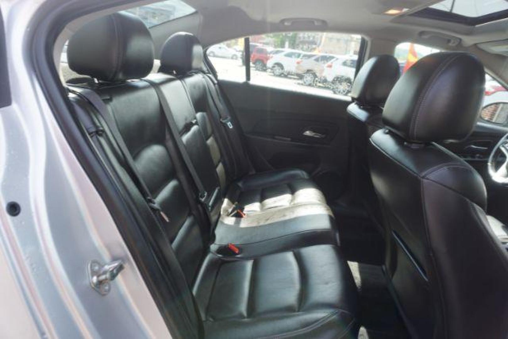 2014 Champagne Silver Metallic /Jet Black Chevrolet Cruze 2LT Auto (1G1PE5SB2E7) with an 1.4L L4 DOHC 16V TURBO engine, 6-Speed Automatic transmission, located at 312 Centre Ave, Schuylkill Haven, PA, 17972, (570) 593-5278, 40.638130, -76.177383 - Photo#44