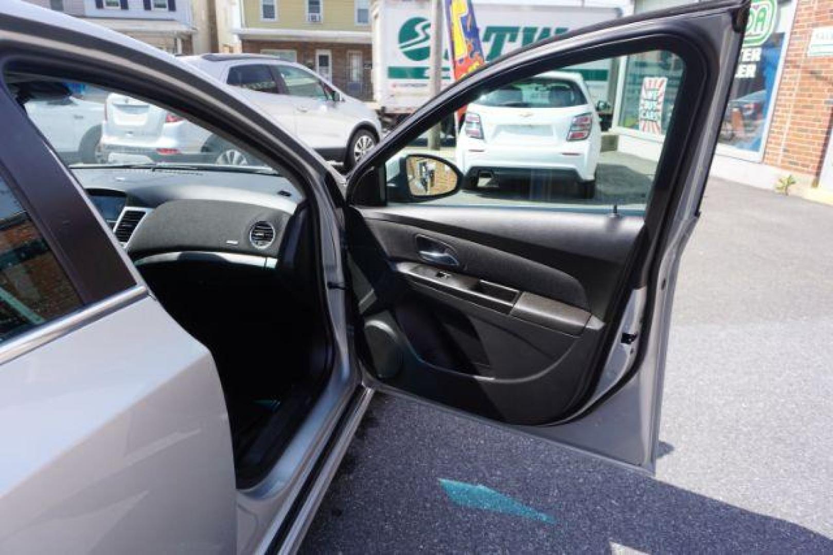 2014 Champagne Silver Metallic /Jet Black Chevrolet Cruze 2LT Auto (1G1PE5SB2E7) with an 1.4L L4 DOHC 16V TURBO engine, 6-Speed Automatic transmission, located at 312 Centre Ave, Schuylkill Haven, PA, 17972, (570) 593-5278, 40.638130, -76.177383 - Photo#45