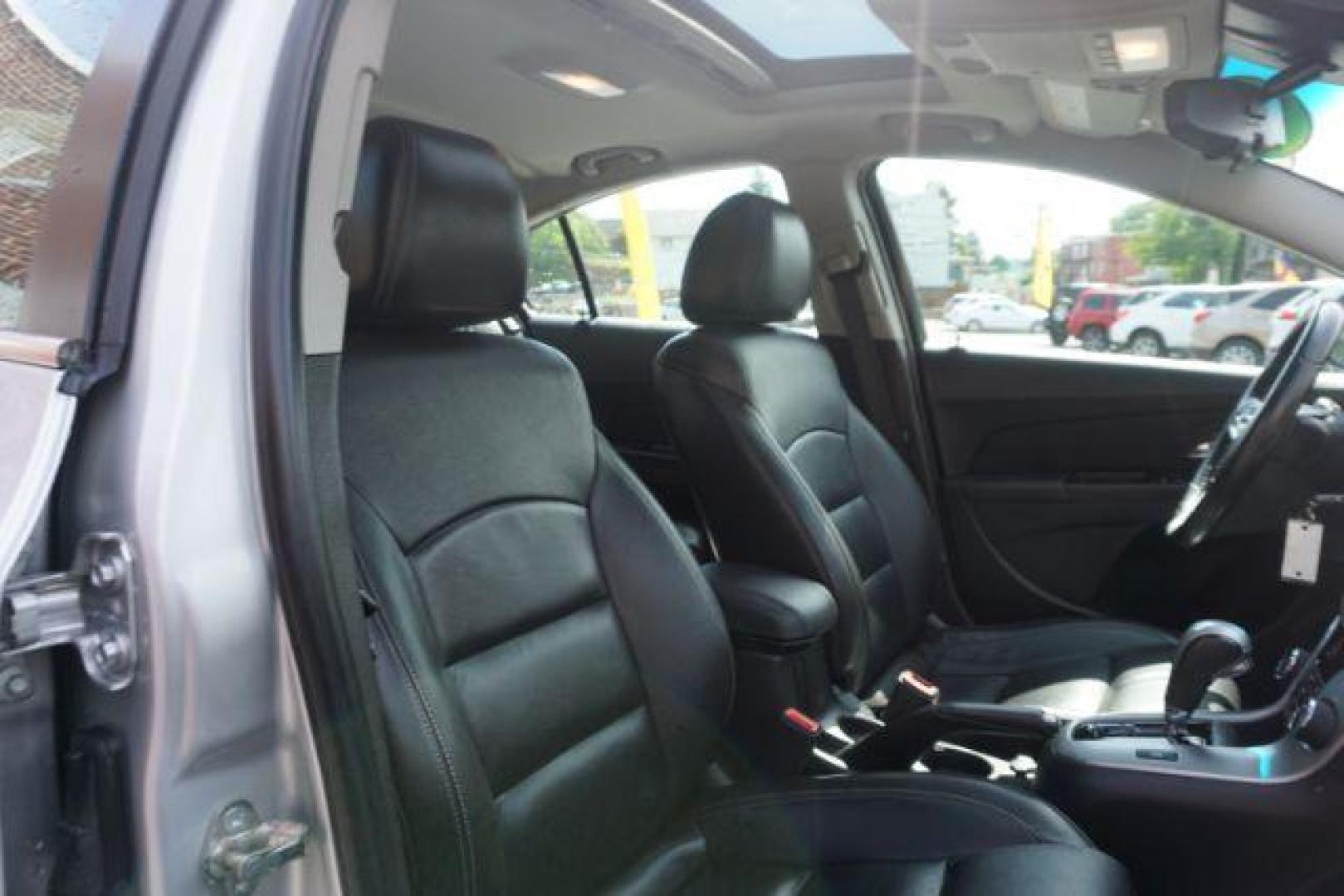 2014 Champagne Silver Metallic /Jet Black Chevrolet Cruze 2LT Auto (1G1PE5SB2E7) with an 1.4L L4 DOHC 16V TURBO engine, 6-Speed Automatic transmission, located at 312 Centre Ave, Schuylkill Haven, PA, 17972, (570) 593-5278, 40.638130, -76.177383 - Photo#50