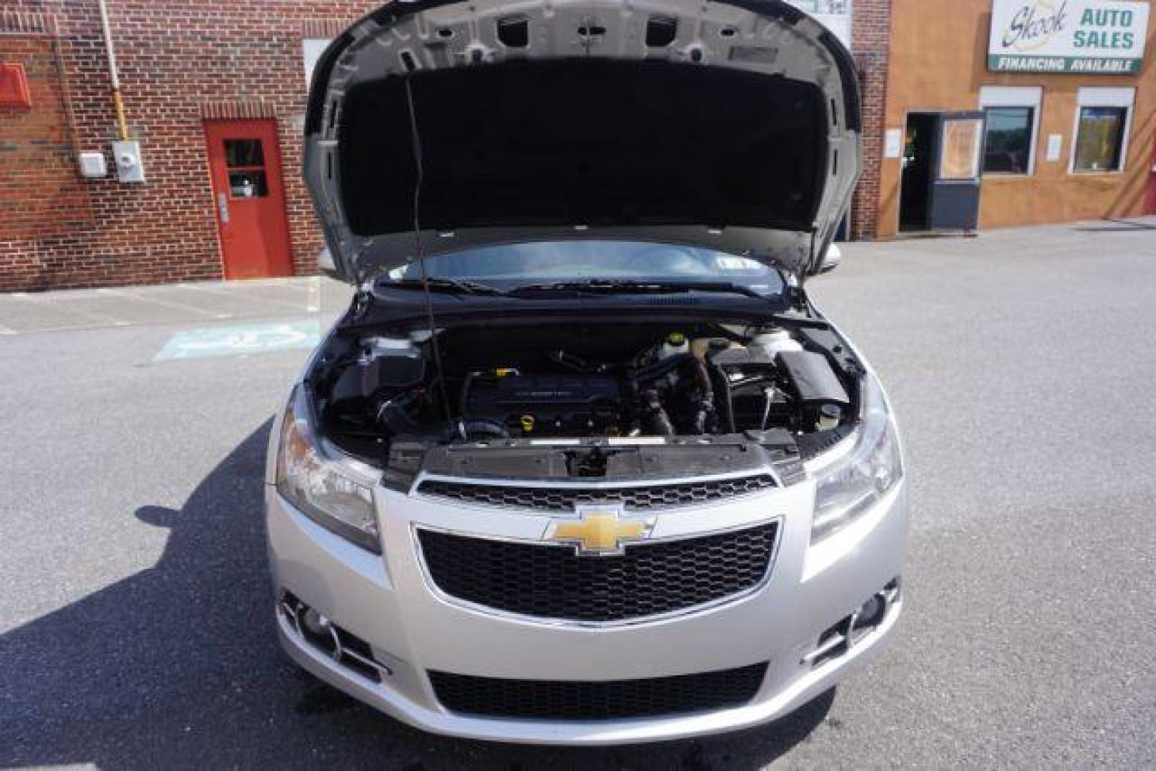 2014 Champagne Silver Metallic /Jet Black Chevrolet Cruze 2LT Auto (1G1PE5SB2E7) with an 1.4L L4 DOHC 16V TURBO engine, 6-Speed Automatic transmission, located at 312 Centre Ave, Schuylkill Haven, PA, 17972, (570) 593-5278, 40.638130, -76.177383 - Photo#52
