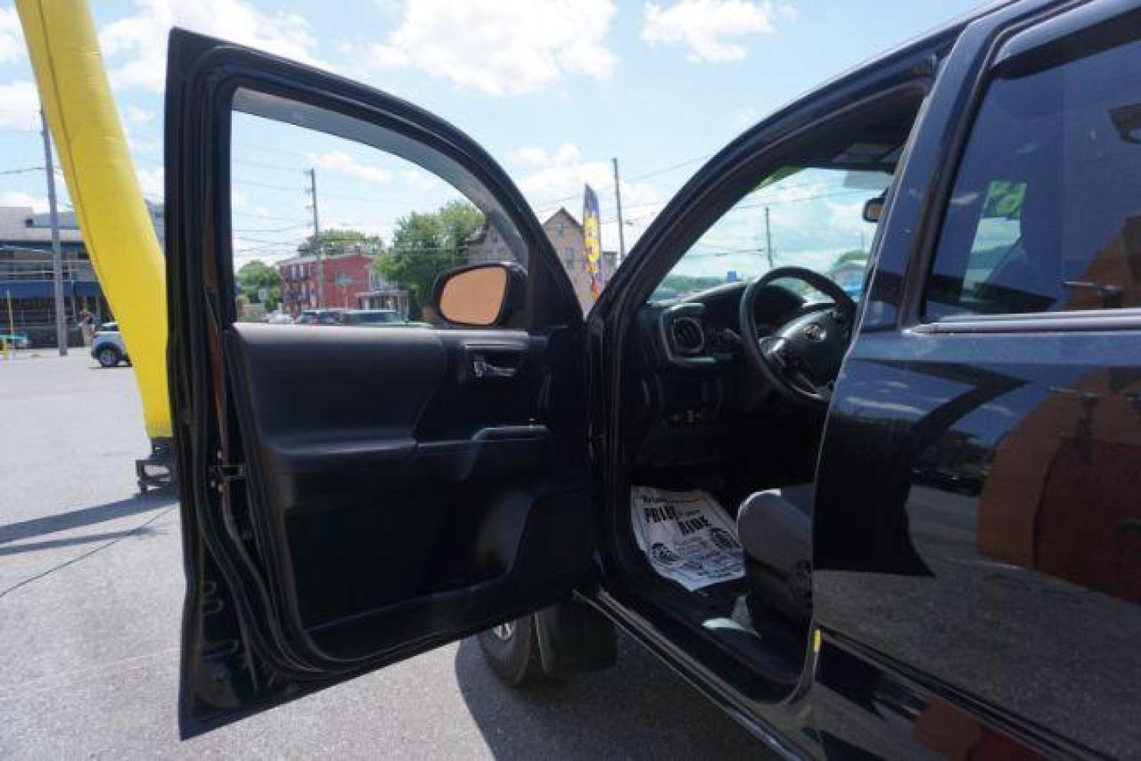 2018 Midnight Black Metallic Toyota Tacoma SR V6 | SR5 V6 | TRD Sport | TRD Off Road | TRD Pro | Limited (5TFCZ5AN4JX) with an 3.5L V-6 port/direct injection engine, located at 312 Centre Ave, Schuylkill Haven, PA, 17972, (570) 593-5278, 40.638130, -76.177383 - Aluminum/alloy wheels, Navigation system, rear parking sensor, hard bed cover, towing pkg - Photo#14