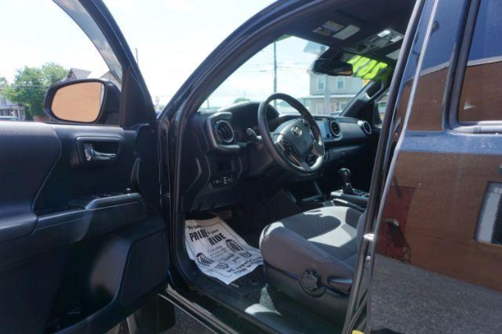 2018 Midnight Black Metallic Toyota Tacoma SR V6 | SR5 V6 | TRD Sport | TRD Off Road | TRD Pro | Limited (5TFCZ5AN4JX) with an 3.5L V-6 port/direct injection engine, located at 312 Centre Ave, Schuylkill Haven, PA, 17972, (570) 593-5278, 40.638130, -76.177383 - Aluminum/alloy wheels, Navigation system, rear parking sensor, hard bed cover, towing pkg - Photo#16