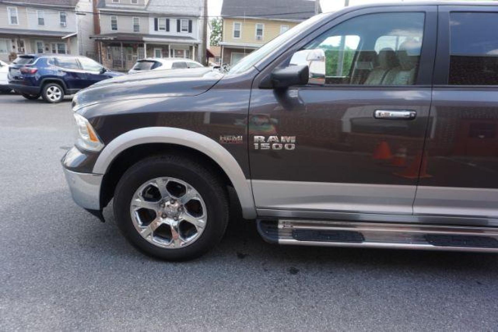 2015 Ram 1500 Laramie (1C6RR7VT0FS) with an HEMI 5.7L V-8 variable valve control engine, located at 312 Centre Ave, Schuylkill Haven, PA, 17972, (570) 593-5278, 40.638130, -76.177383 - back up camera, bluetooth connection, cooled front seats, heated front seats, locking/limited slip differential, navigation system, passive keyless entry, power driver's seat, rear parking sensors, remote engine starter, towing pkg - Photo#32