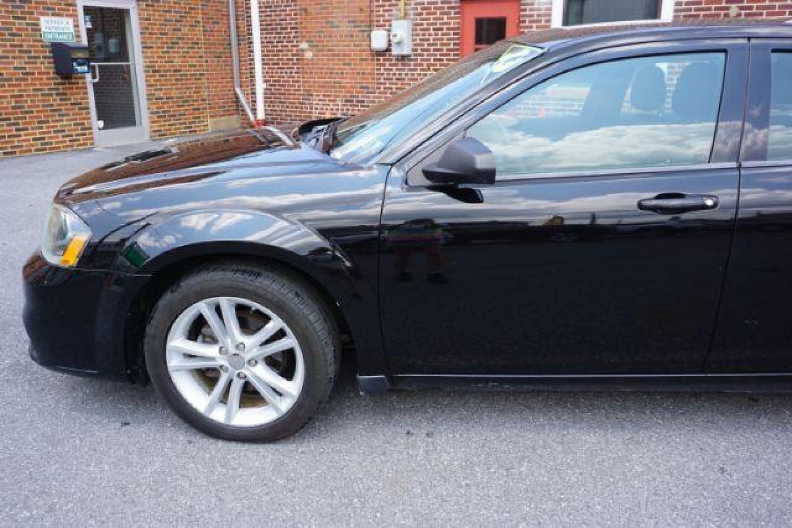 2013 Black Clearcoat Dodge Avenger SE V6 (1C3CDZAGXDN) with an Pentastar 3.6L V-6 DOHC engine, located at 312 Centre Ave, Schuylkill Haven, PA, 17972, (570) 593-5278, 40.638130, -76.177383 - Photo#23