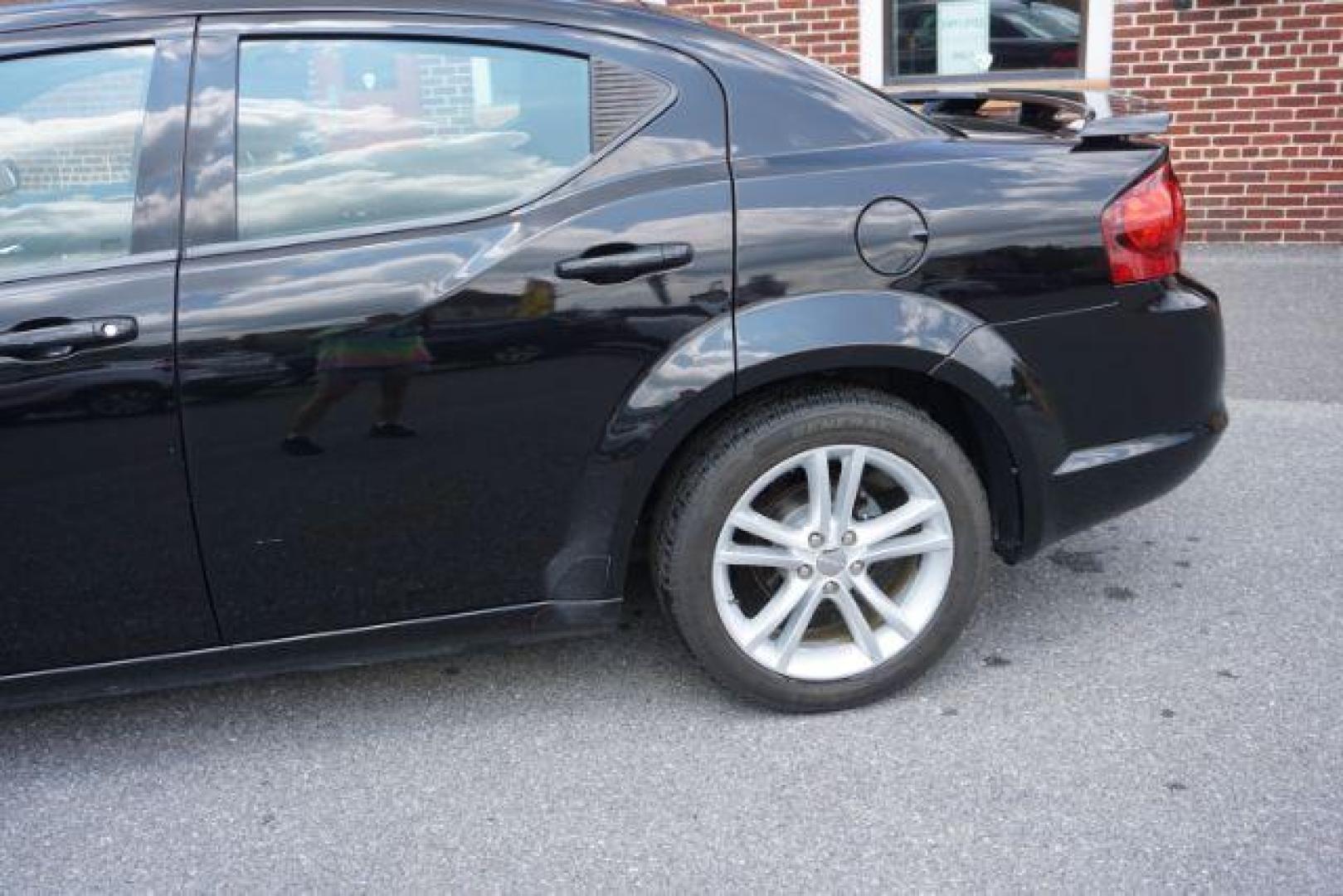 2013 Black Clearcoat Dodge Avenger SE V6 (1C3CDZAGXDN) with an Pentastar 3.6L V-6 DOHC engine, located at 312 Centre Ave, Schuylkill Haven, PA, 17972, (570) 593-5278, 40.638130, -76.177383 - Photo#24