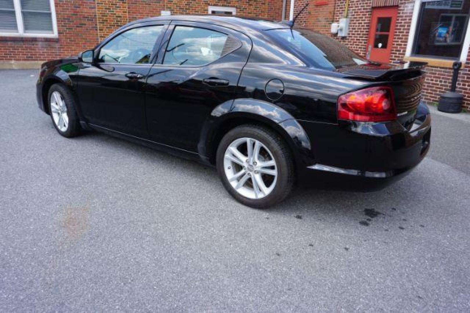 2013 Black Clearcoat Dodge Avenger SE V6 (1C3CDZAGXDN) with an Pentastar 3.6L V-6 DOHC engine, located at 312 Centre Ave, Schuylkill Haven, PA, 17972, (570) 593-5278, 40.638130, -76.177383 - Photo#26
