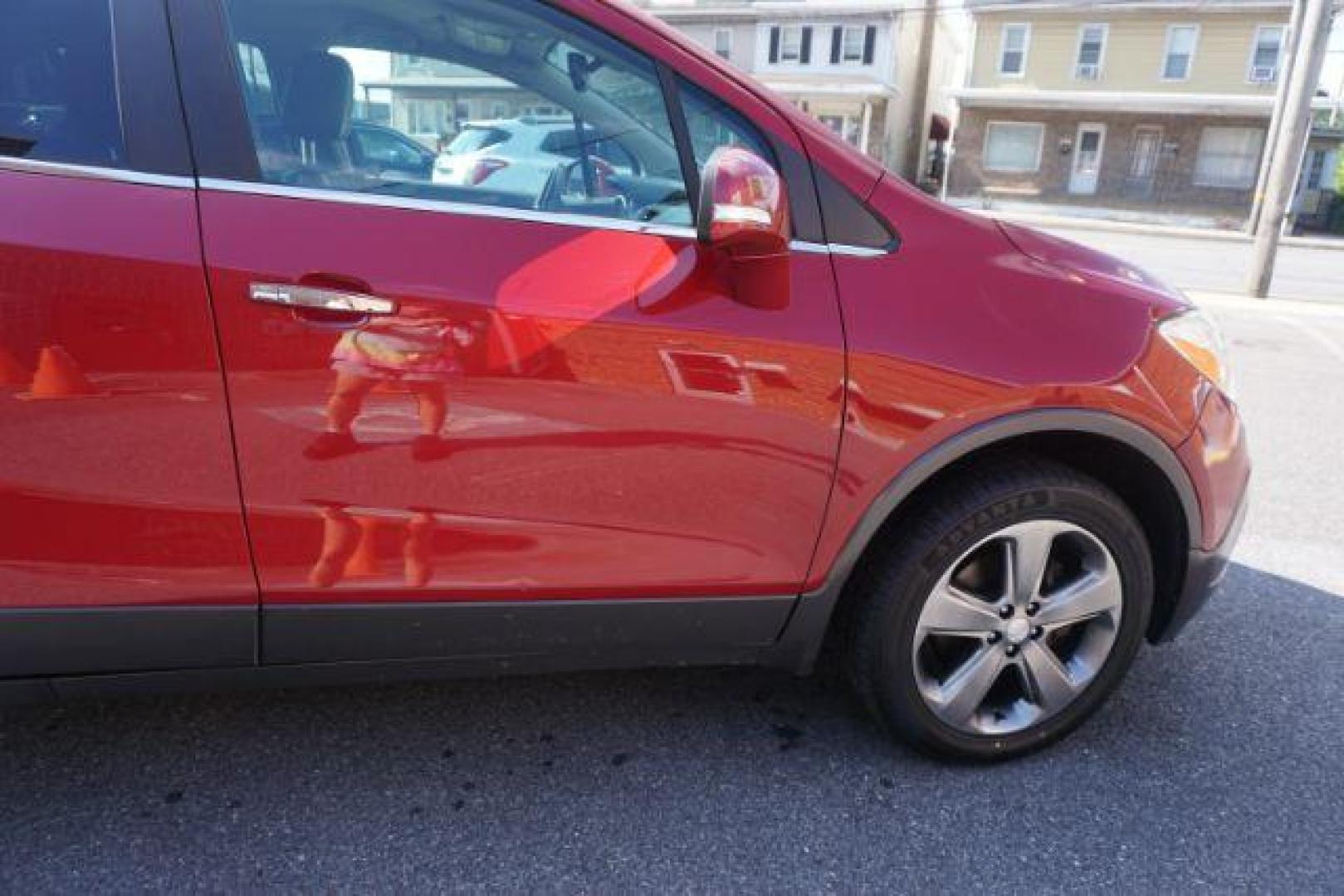 2014 Ruby Red Metallic Buick Encore Convenience AWD (KL4CJFSB5EB) with an 1.4L L4 DOHC 16V TUR engine, 6-Speed Automatic transmission, located at 312 Centre Ave, Schuylkill Haven, PA, 17972, (570) 593-5278, 40.638130, -76.177383 - Photo#6