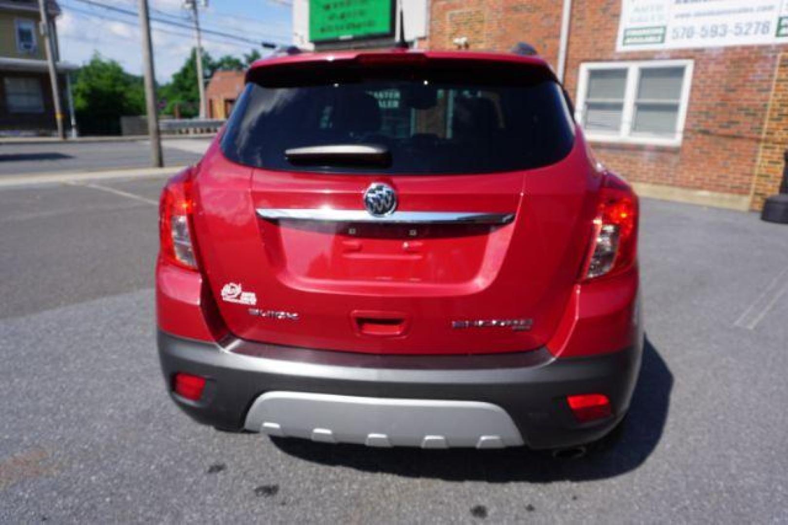 2014 Ruby Red Metallic Buick Encore Convenience AWD (KL4CJFSB5EB) with an 1.4L L4 DOHC 16V TUR engine, 6-Speed Automatic transmission, located at 312 Centre Ave, Schuylkill Haven, PA, 17972, (570) 593-5278, 40.638130, -76.177383 - Photo#9