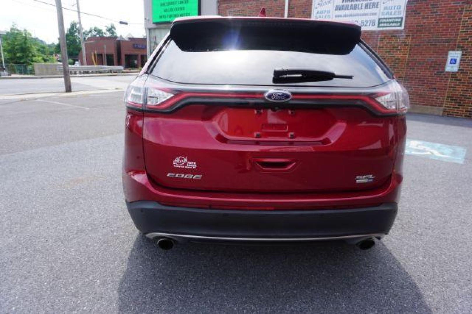 2016 Ruby Red Metallic Tinted Clearcoat Ford Edge SEL (2FMPK4J91GB) , located at 312 Centre Ave, Schuylkill Haven, PA, 17972, (570) 593-5278, 40.638130, -76.177383 - Photo#7