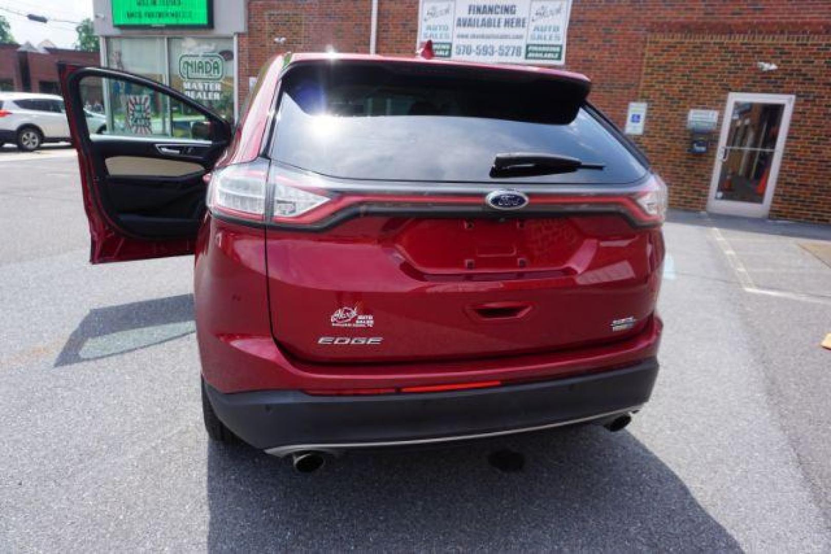 2016 Ruby Red Metallic Tinted Clearcoat Ford Edge SEL (2FMPK4J91GB) , located at 312 Centre Ave, Schuylkill Haven, PA, 17972, (570) 593-5278, 40.638130, -76.177383 - Photo#27