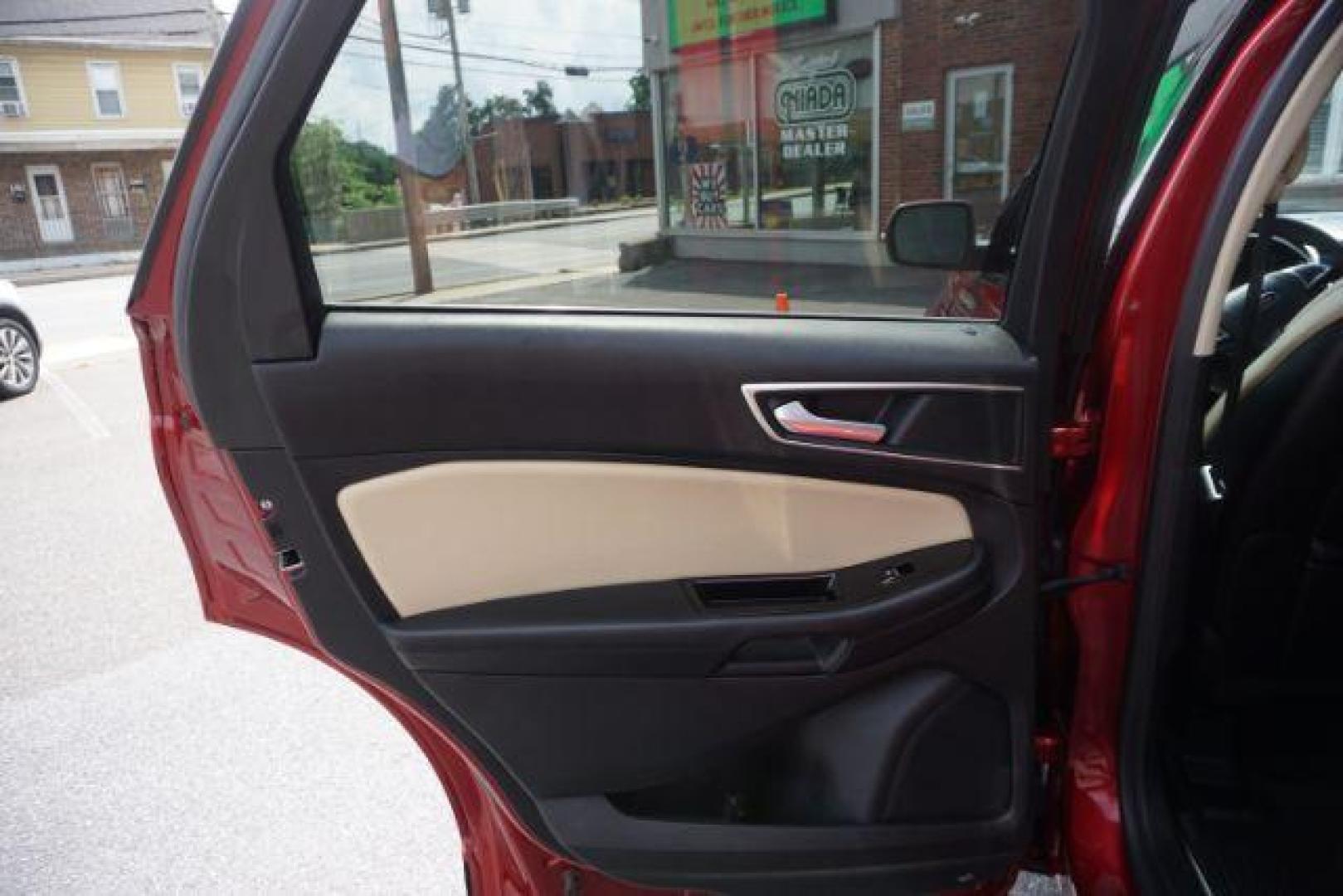 2016 Ruby Red Metallic Tinted Clearcoat Ford Edge SEL (2FMPK4J91GB) , located at 312 Centre Ave, Schuylkill Haven, PA, 17972, (570) 593-5278, 40.638130, -76.177383 - Photo#32