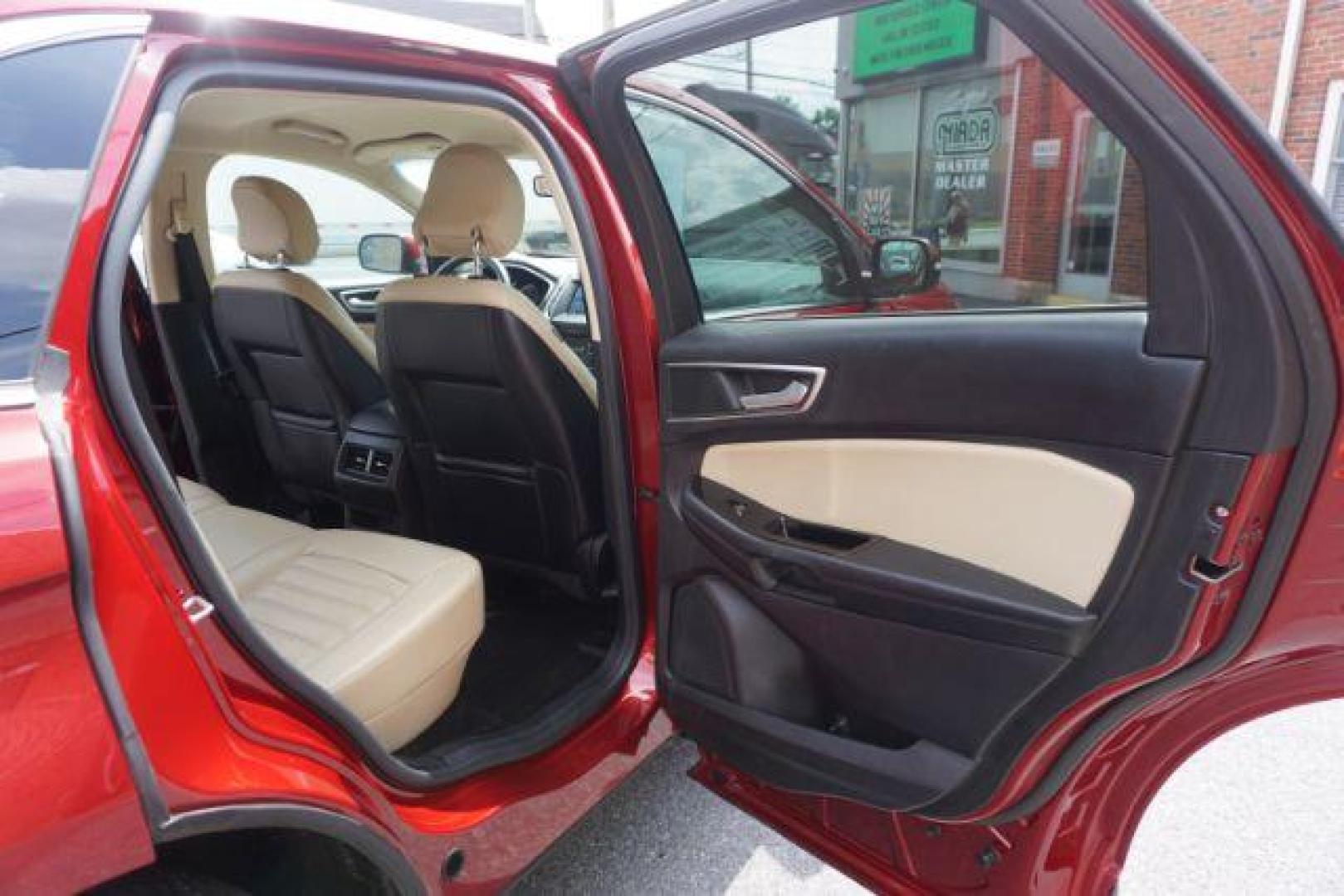 2016 Ruby Red Metallic Tinted Clearcoat Ford Edge SEL (2FMPK4J91GB) , located at 312 Centre Ave, Schuylkill Haven, PA, 17972, (570) 593-5278, 40.638130, -76.177383 - Photo#33