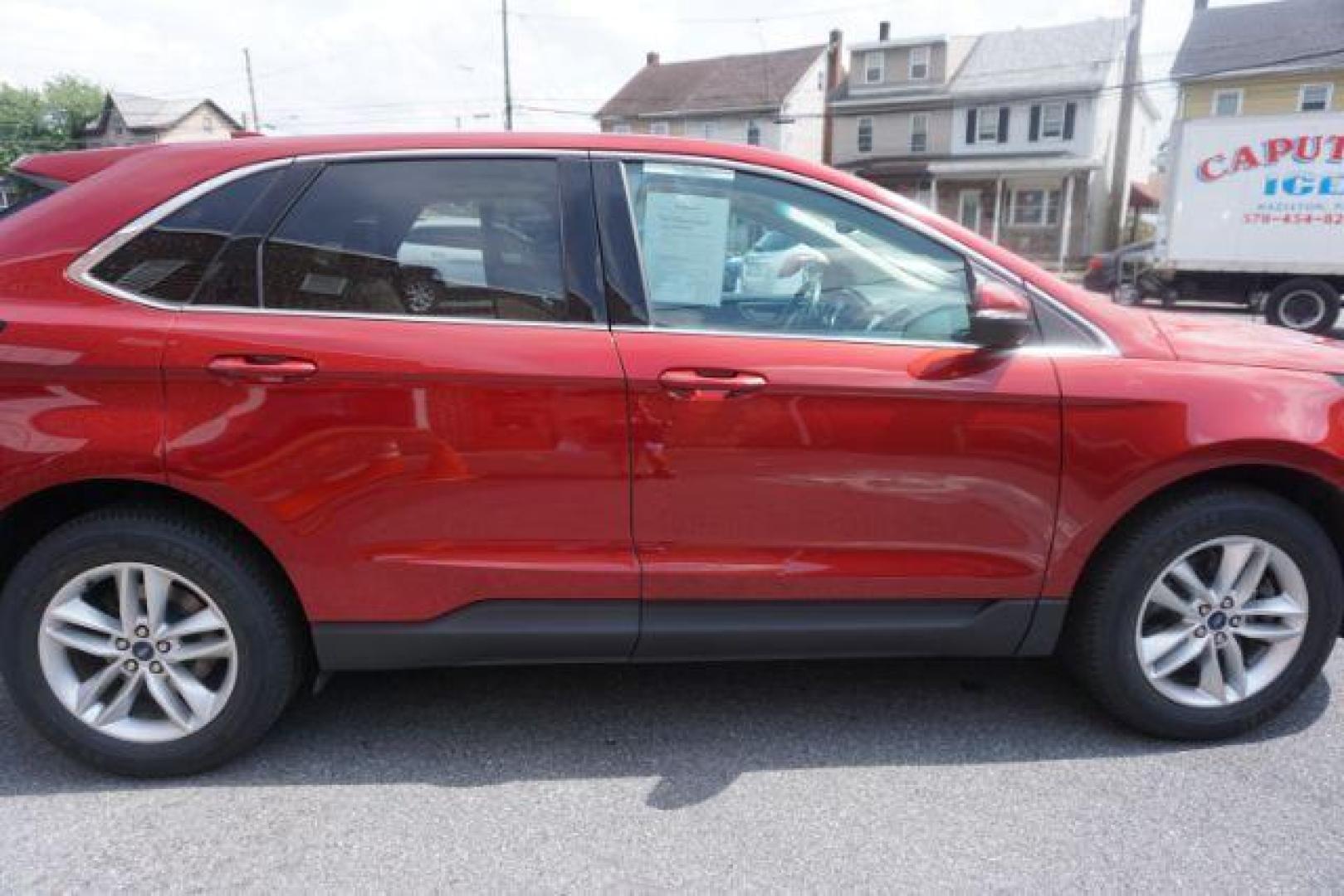 2016 Ruby Red Metallic Tinted Clearcoat Ford Edge SEL (2FMPK4J91GB) , located at 312 Centre Ave, Schuylkill Haven, PA, 17972, (570) 593-5278, 40.638130, -76.177383 - Photo#36