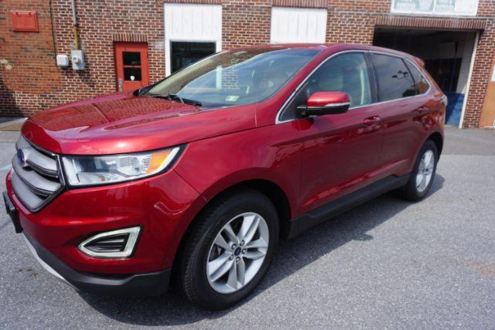 2016 Ruby Red Metallic Tinted Clearcoat Ford Edge SEL (2FMPK4J91GB) , located at 312 Centre Ave, Schuylkill Haven, PA, 17972, (570) 593-5278, 40.638130, -76.177383 - Photo#39