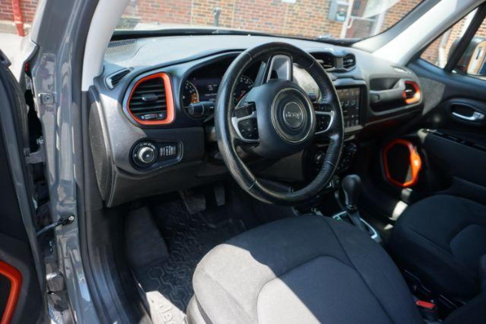 2020 Sting-Gray Clearcoat /Sandstorm/Black Jeep Renegade North Edition 4X4 (ZACNJBAB3LP) with an Tigershark MultiAir 2.4L I-4 variable valve contro engine, located at 312 Centre Ave, Schuylkill Haven, PA, 17972, (570) 593-5278, 40.638130, -76.177383 - Photo#2