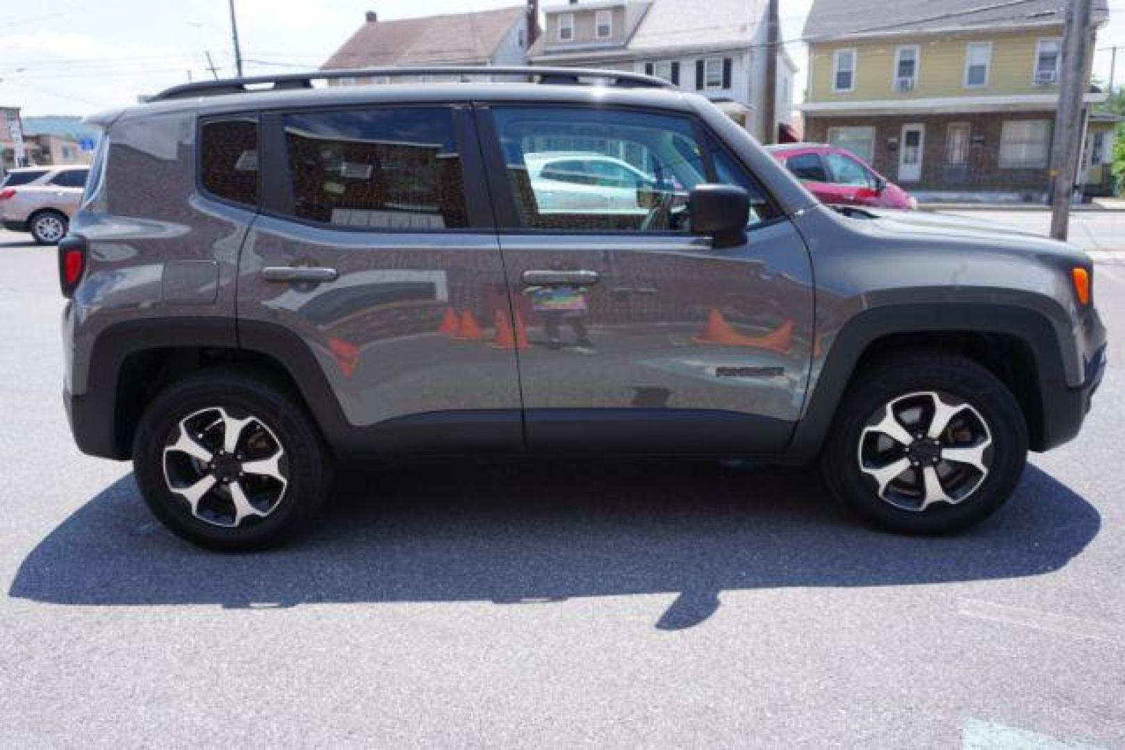 2020 Sting-Gray Clearcoat /Sandstorm/Black Jeep Renegade North Edition 4X4 (ZACNJBAB3LP) with an Tigershark MultiAir 2.4L I-4 variable valve contro engine, located at 312 Centre Ave, Schuylkill Haven, PA, 17972, (570) 593-5278, 40.638130, -76.177383 - Photo#26