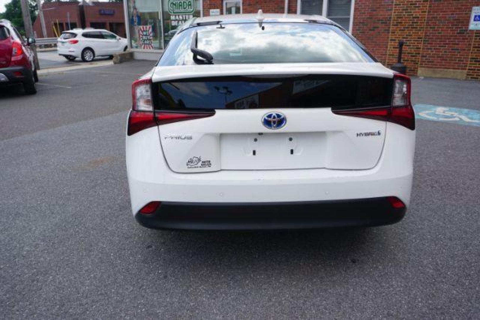 2020 Super White /Black Toyota Prius LE (JTDKARFU8L3) with an 1.8L I-4 DOHC engine, located at 312 Centre Ave, Schuylkill Haven, PA, 17972, (570) 593-5278, 40.638130, -76.177383 - Photo#2