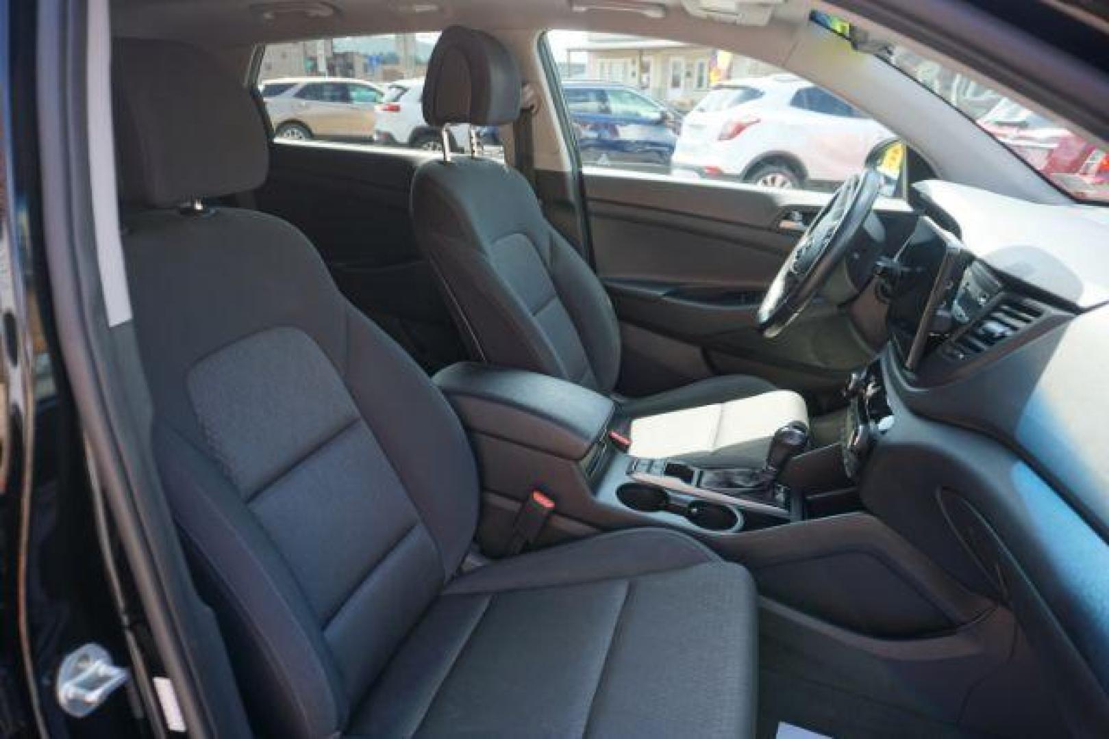 2017 Black Noir Pearl /Black Hyundai Tucson Night (KM8J3CA29HU) with an 1.6L I-4 gasoline direct injection engine, located at 312 Centre Ave, Schuylkill Haven, PA, 17972, (570) 593-5278, 40.638130, -76.177383 - Photo#12