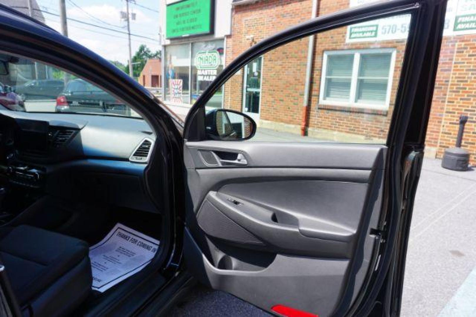 2017 Black Noir Pearl /Black Hyundai Tucson Night (KM8J3CA29HU) with an 1.6L I-4 gasoline direct injection engine, located at 312 Centre Ave, Schuylkill Haven, PA, 17972, (570) 593-5278, 40.638130, -76.177383 - Photo#14