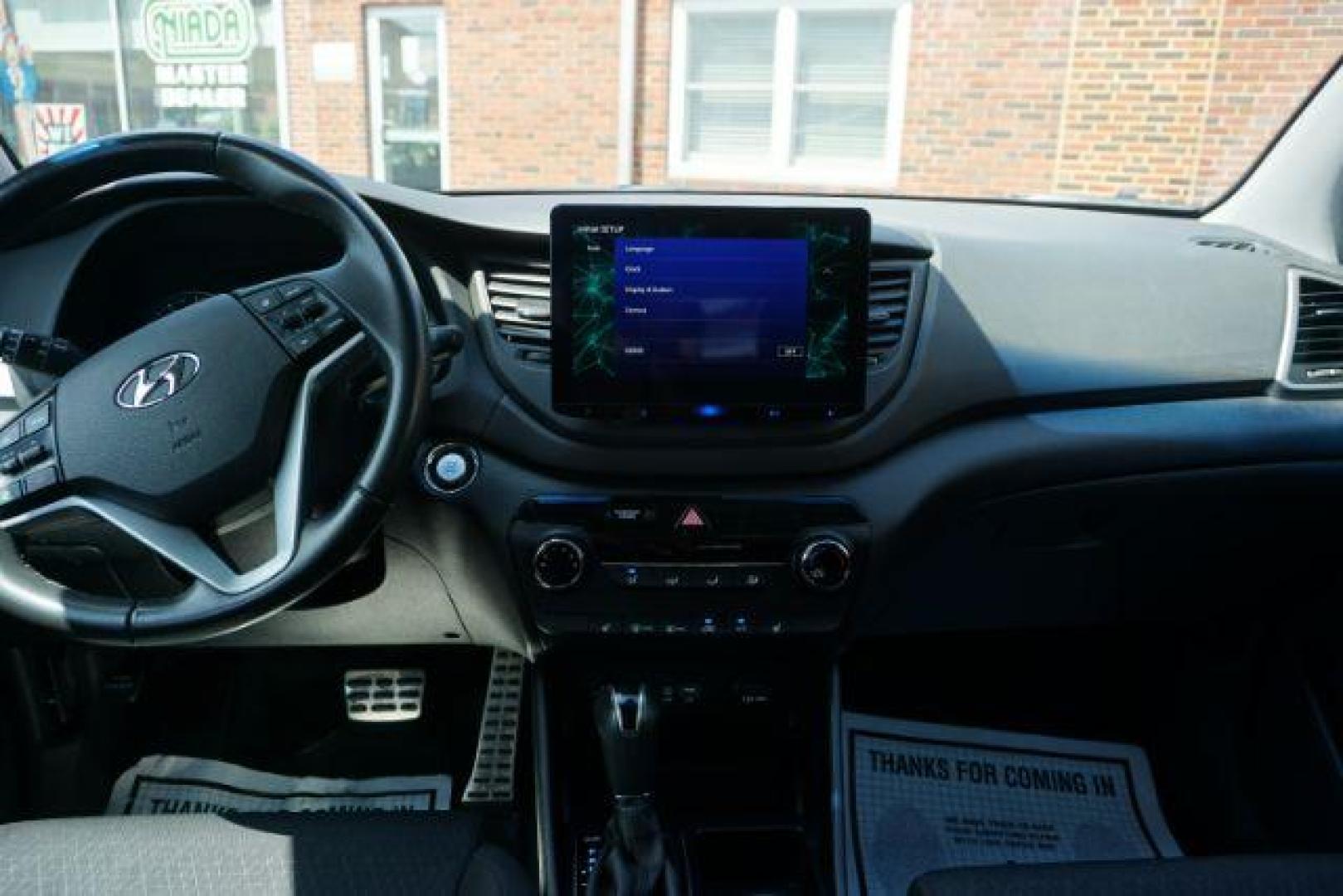 2017 Black Noir Pearl /Black Hyundai Tucson Night (KM8J3CA29HU) with an 1.6L I-4 gasoline direct injection engine, located at 312 Centre Ave, Schuylkill Haven, PA, 17972, (570) 593-5278, 40.638130, -76.177383 - Photo#25