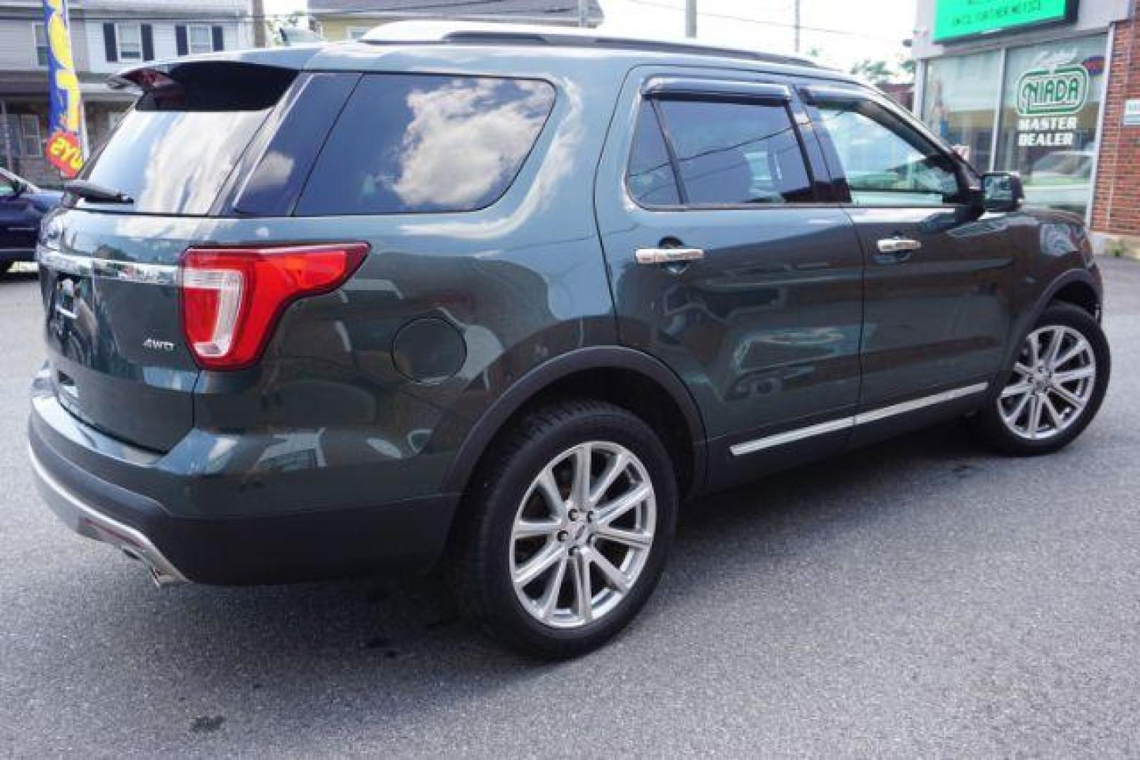 2016 Bronze Fire Metallic Tinted Clearcoat /Ebony Black Ford Explorer Limited (1FM5K8F85GG) with an EcoBoost 2.3L I-4 gasoline direct injection engine, located at 312 Centre Ave, Schuylkill Haven, PA, 17972, (570) 593-5278, 40.638130, -76.177383 - Photo#2