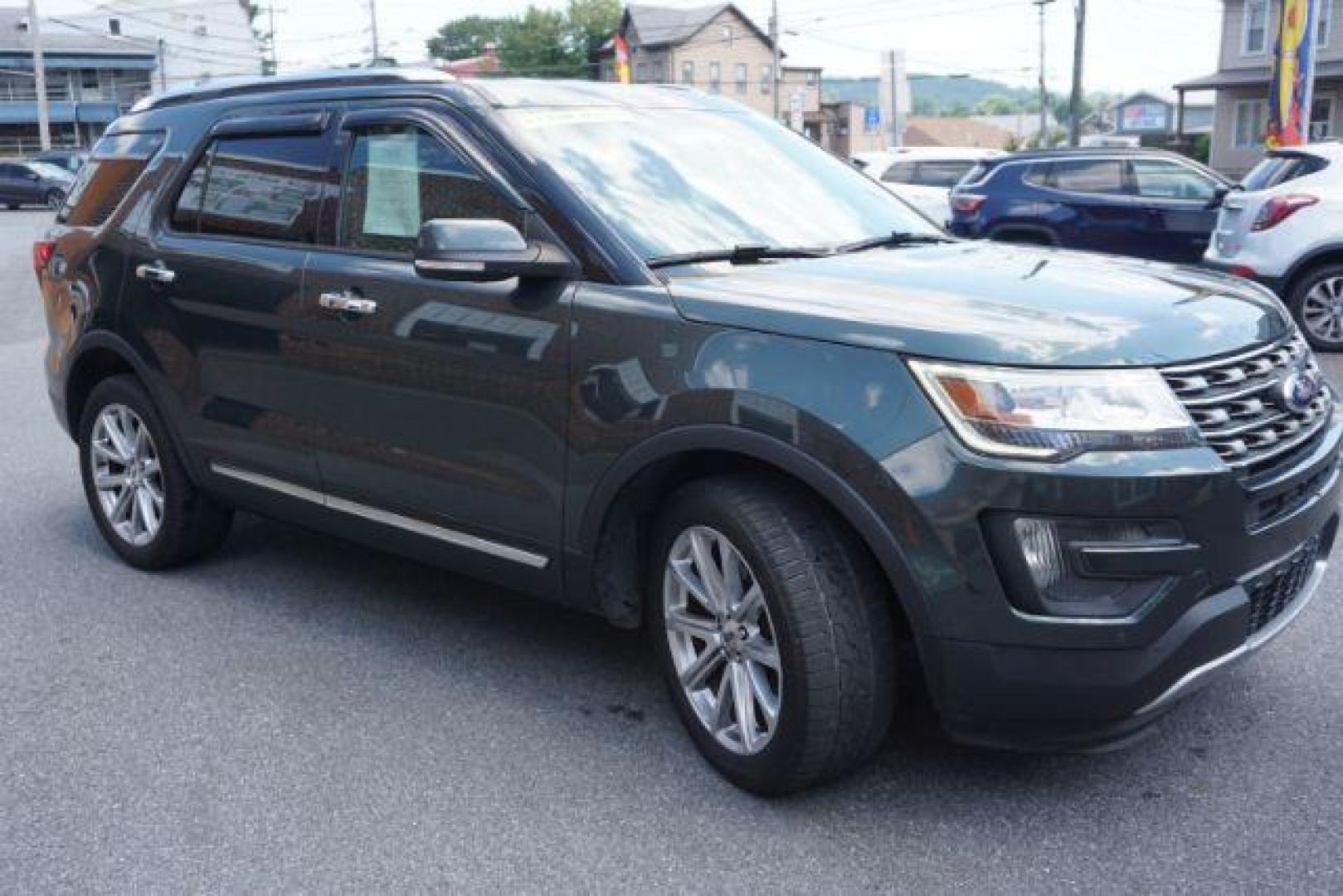 2016 Bronze Fire Metallic Tinted Clearcoat /Ebony Black Ford Explorer Limited (1FM5K8F85GG) with an EcoBoost 2.3L I-4 gasoline direct injection engine, located at 312 Centre Ave, Schuylkill Haven, PA, 17972, (570) 593-5278, 40.638130, -76.177383 - Photo#7