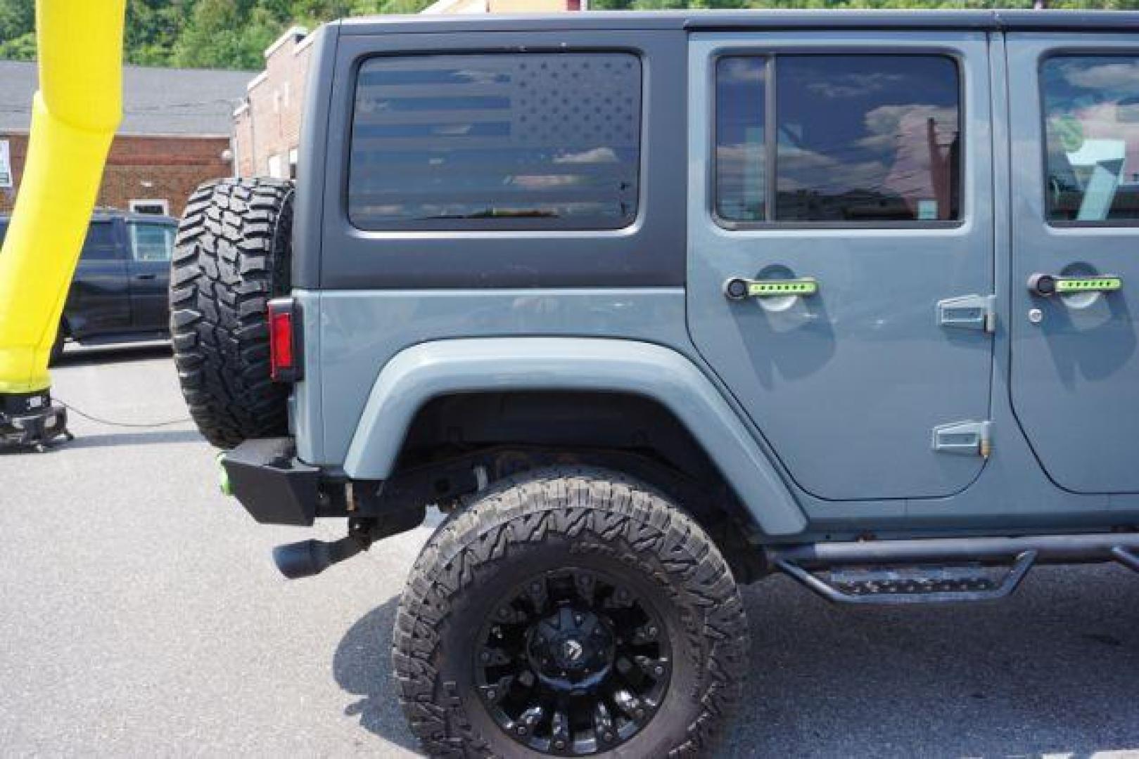 2015 Billet Silver Metallic Clearcoat /Black Jeep Wrangler Unlimited Sahara (1C4HJWEG5FL) with an 3.6L V-6 DOHC engine, located at 312 Centre Ave, Schuylkill Haven, PA, 17972, (570) 593-5278, 40.638130, -76.177383 - Photo#7