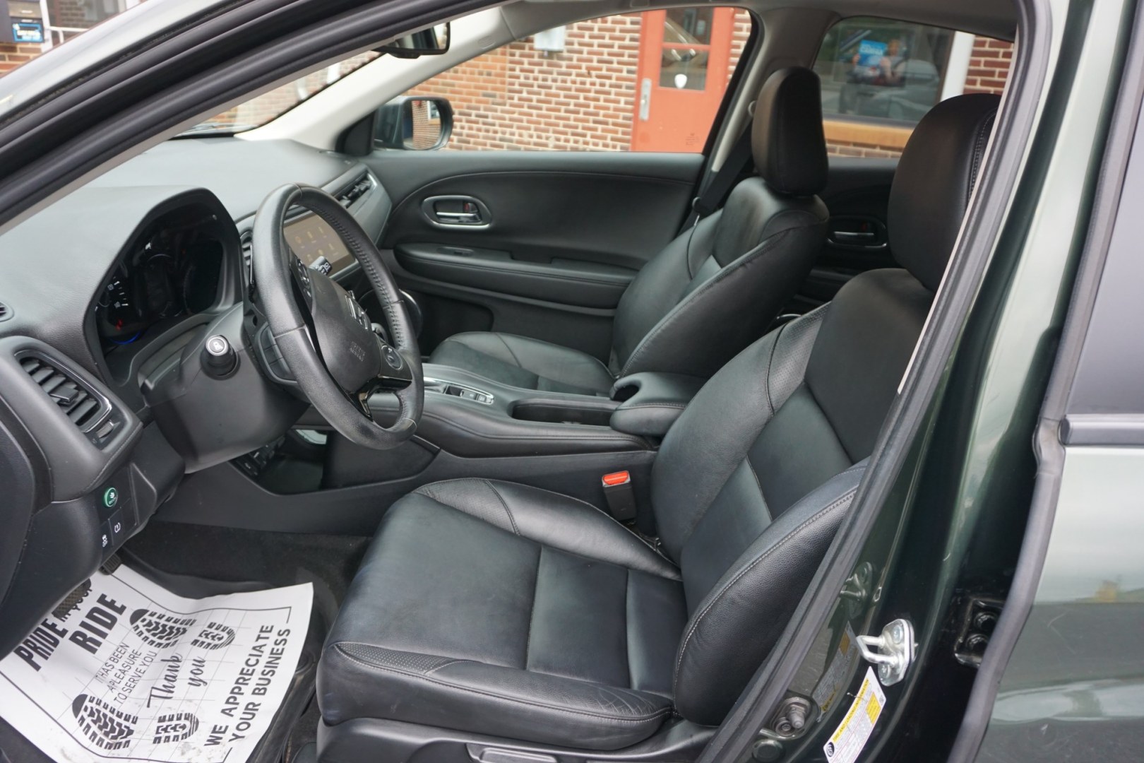 2017 Misty Green Pearl /Gray HONDA HR-V EX-L W/ NAVI (3CZRU6H77HM) with an 1.8L I-4 variable valve control engine, located at 312 Centre Ave, Schuylkill Haven, PA, 17972, (570) 593-5278, 40.638130, -76.177383 - Photo#14