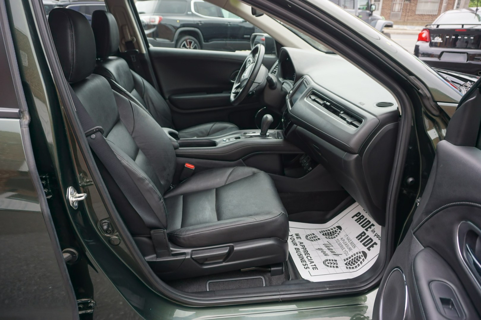 2017 Misty Green Pearl /Gray HONDA HR-V EX-L W/ NAVI (3CZRU6H77HM) with an 1.8L I-4 variable valve control engine, located at 312 Centre Ave, Schuylkill Haven, PA, 17972, (570) 593-5278, 40.638130, -76.177383 - Photo#26